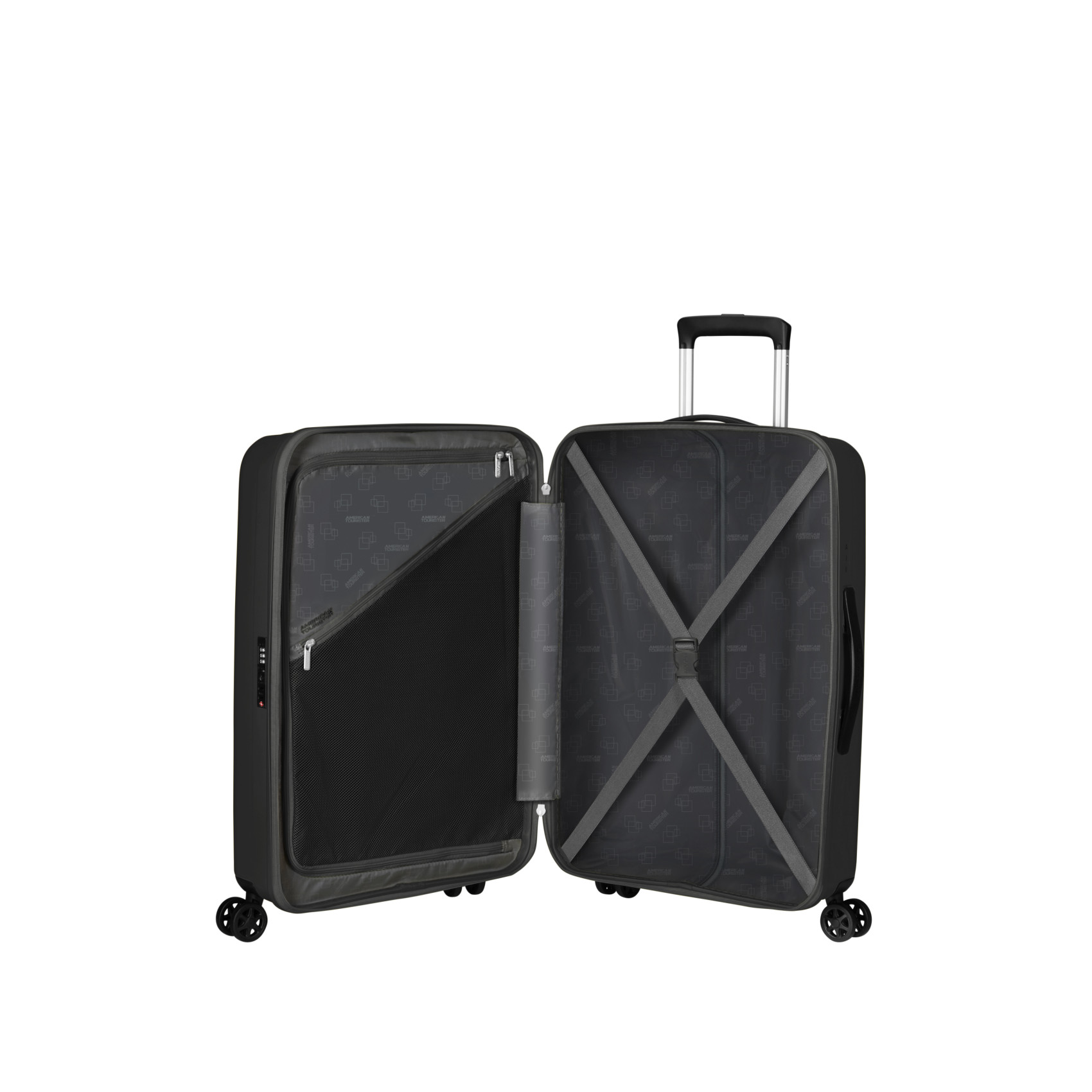 Rejoy 4-wheel suitcase size M AMERICAN TOURISTER Black