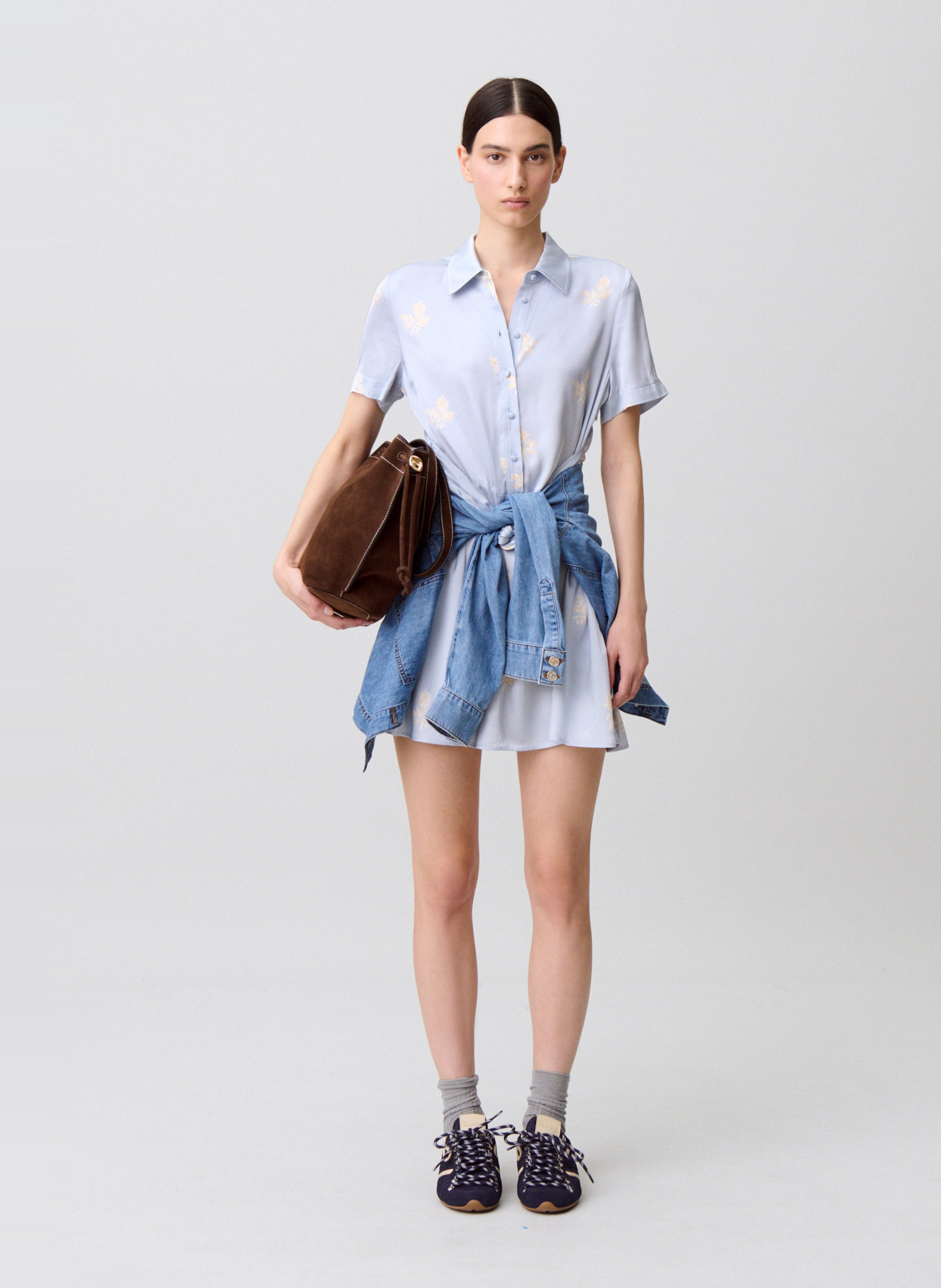 Robe courte imprimée CLAUDIE PIERLOT Multicolore