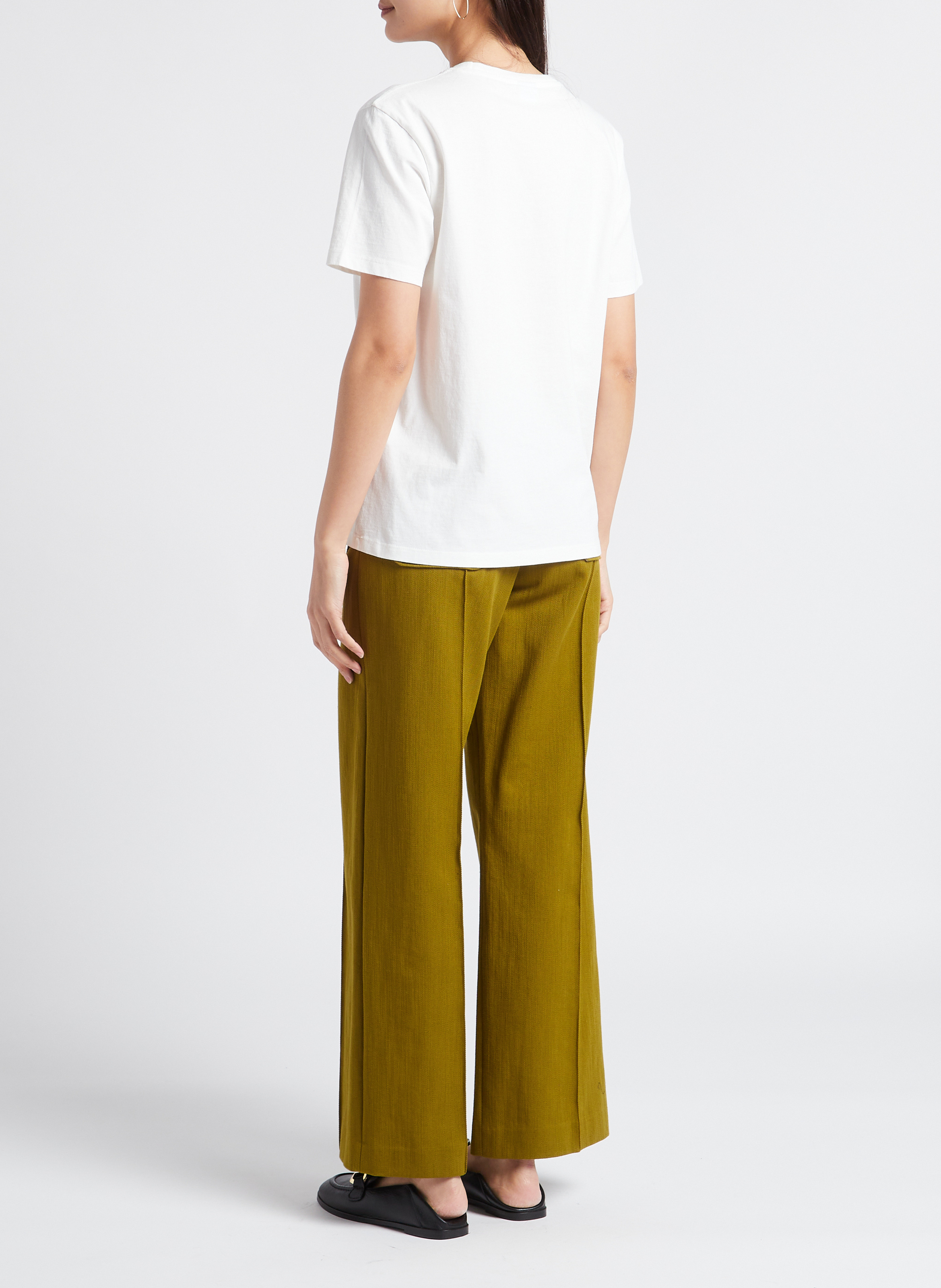 Tee-shirt col rond imprimé en coton bio  PAUL SMITH Blanc