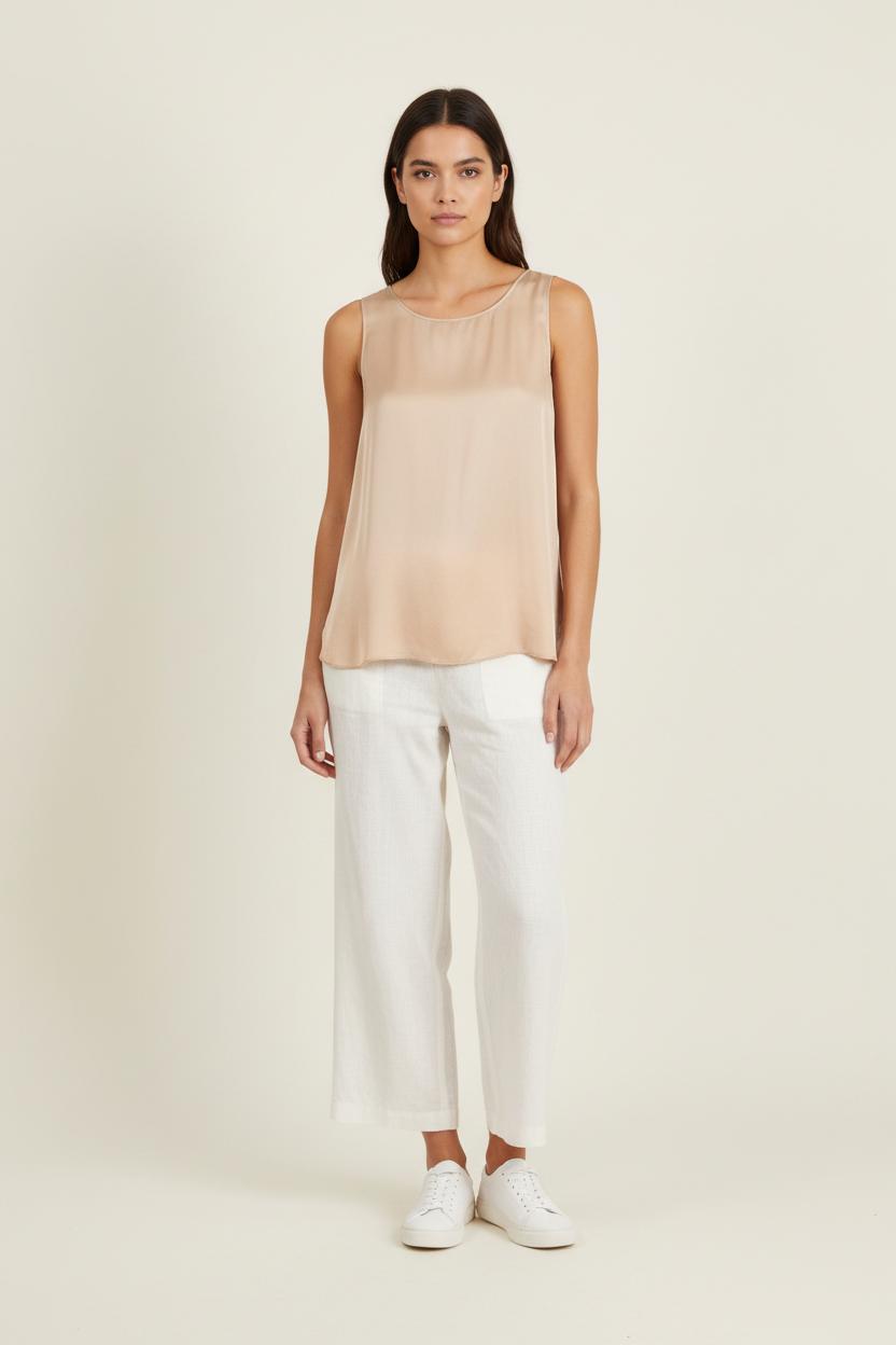 Top & débardeur MAX MARA - Seconde Main Beige