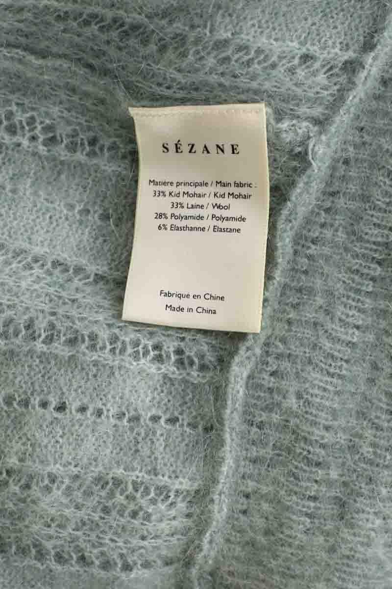 Wrap over top SEZANE - Seconde main Blue