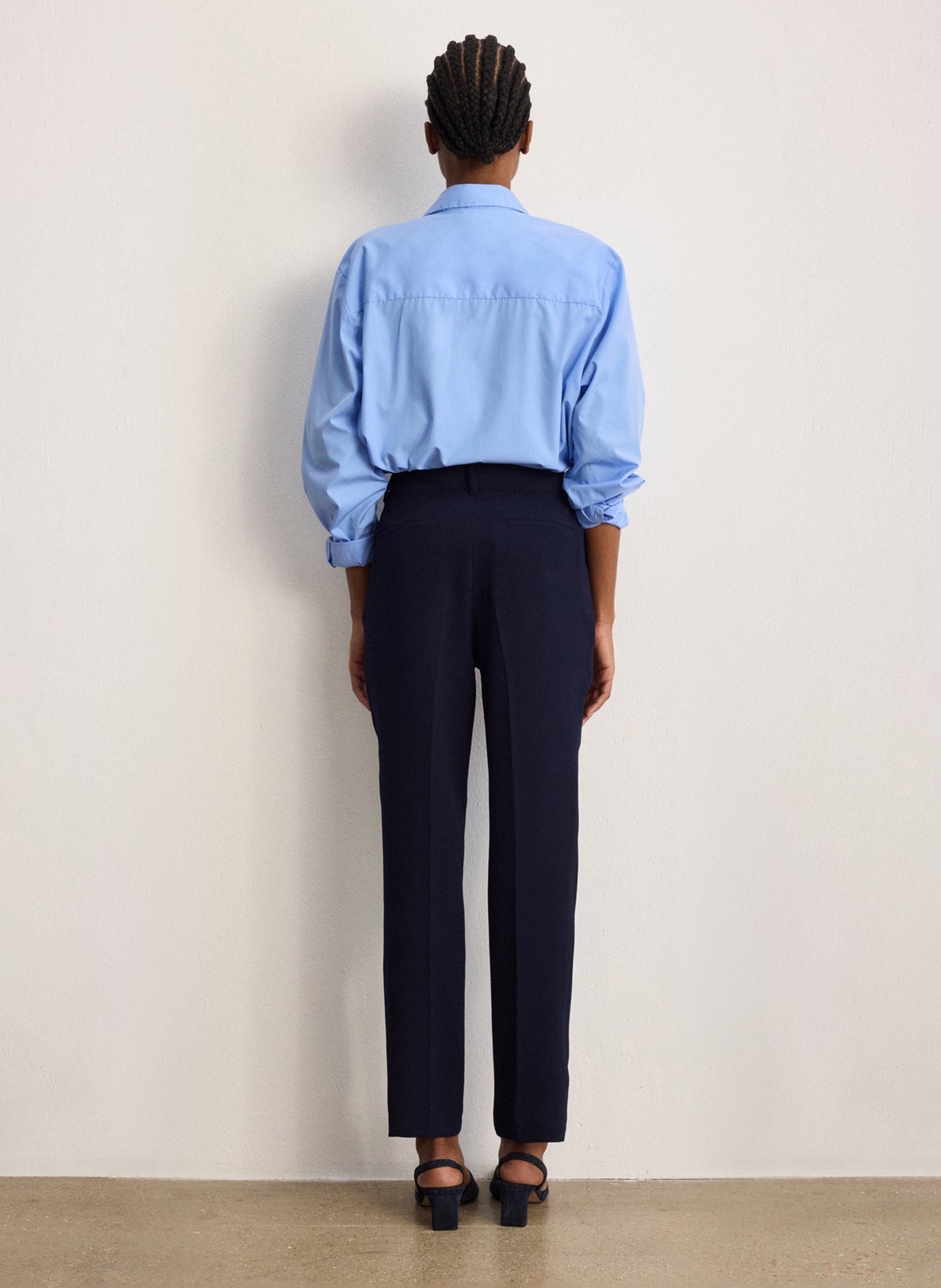 Carrot trousers PABLO Blue