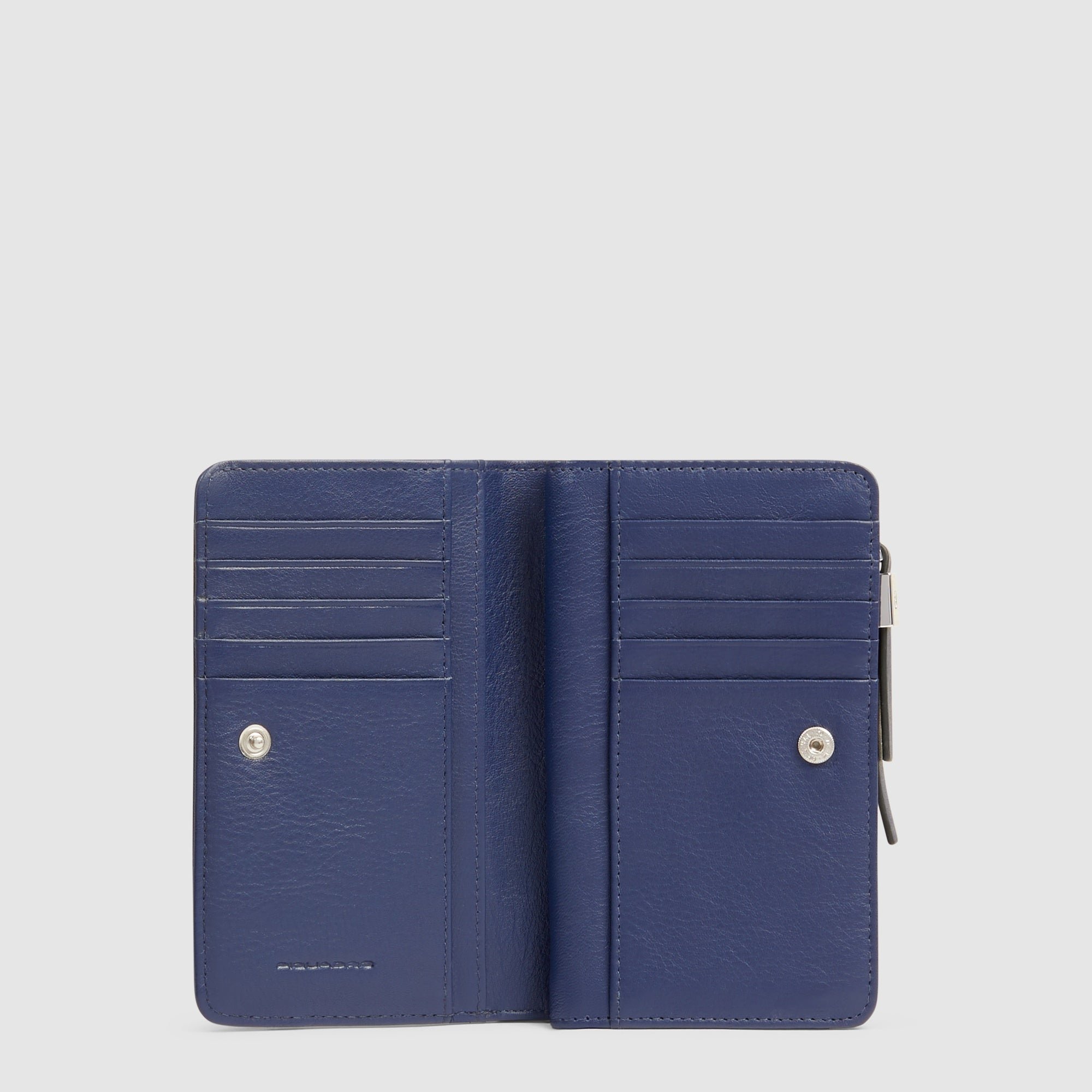 Babylon leather wallet PIQUADRO Blue