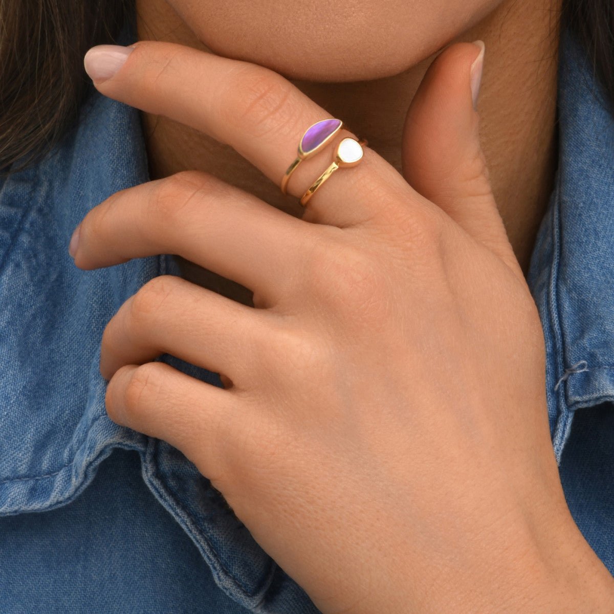 Bague SATELLITE PARIS Blanc