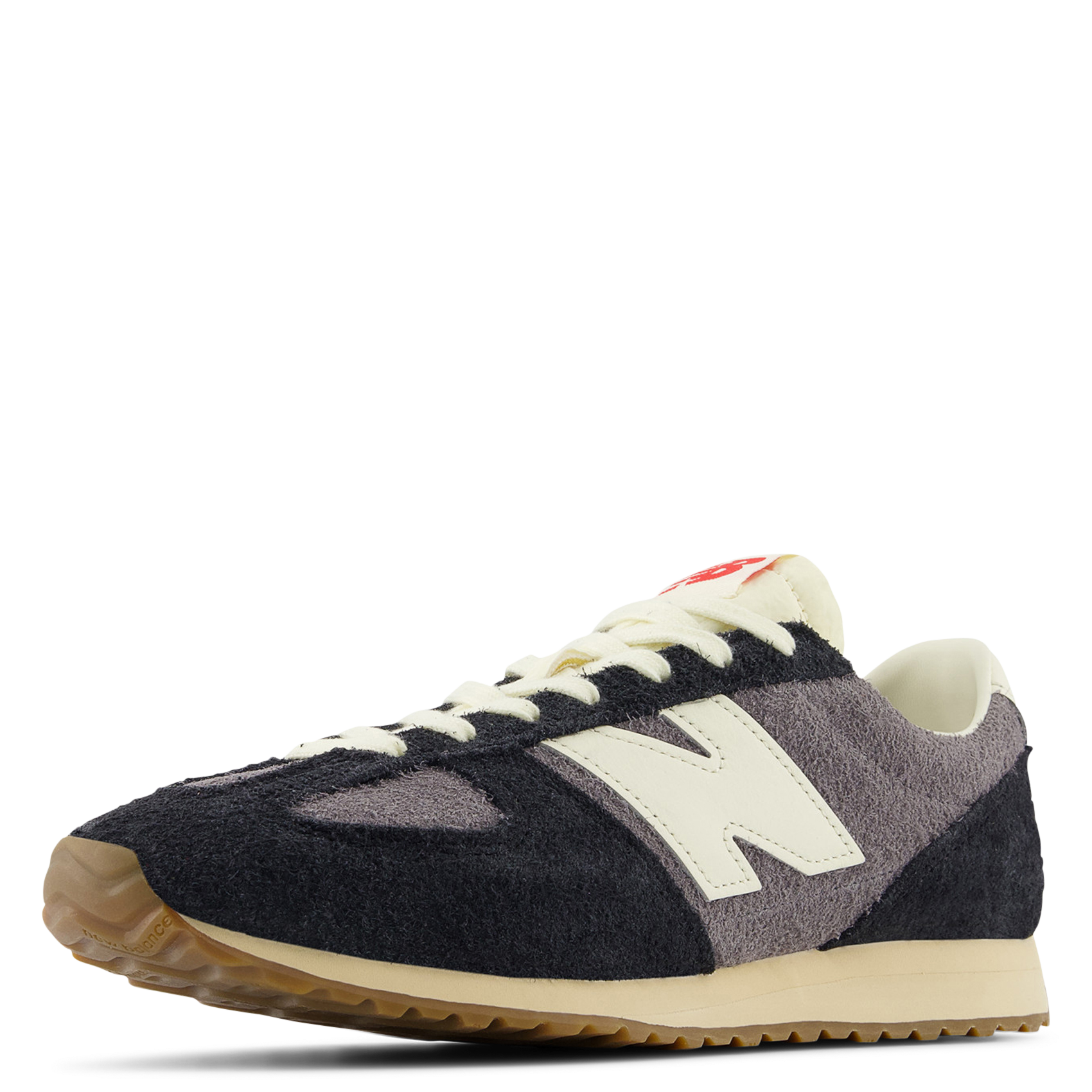 Niedrige Sneaker aus Leder-Mix NEW BALANCE Grau