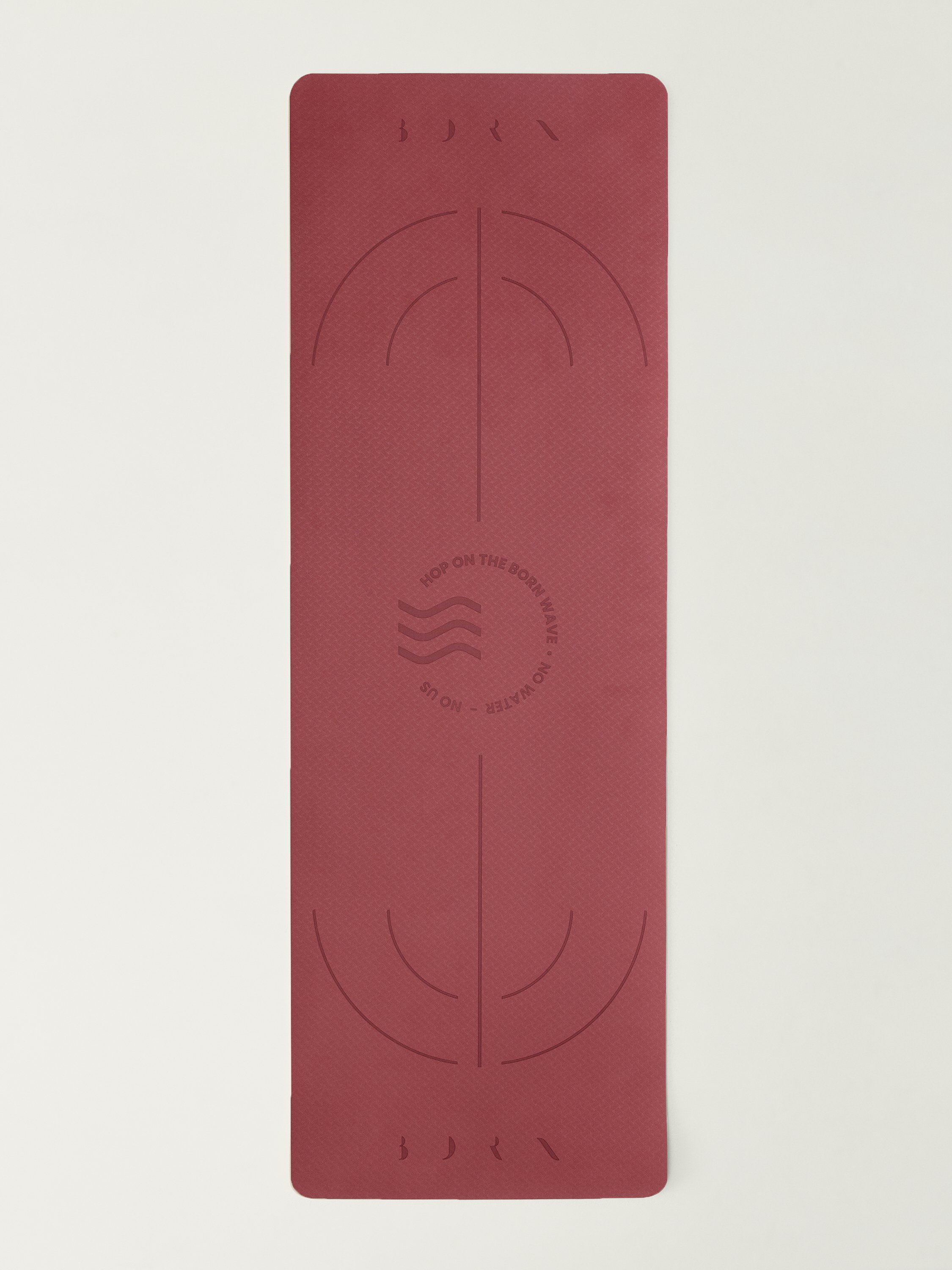 Yoga mat wave 6mm BORN Orange