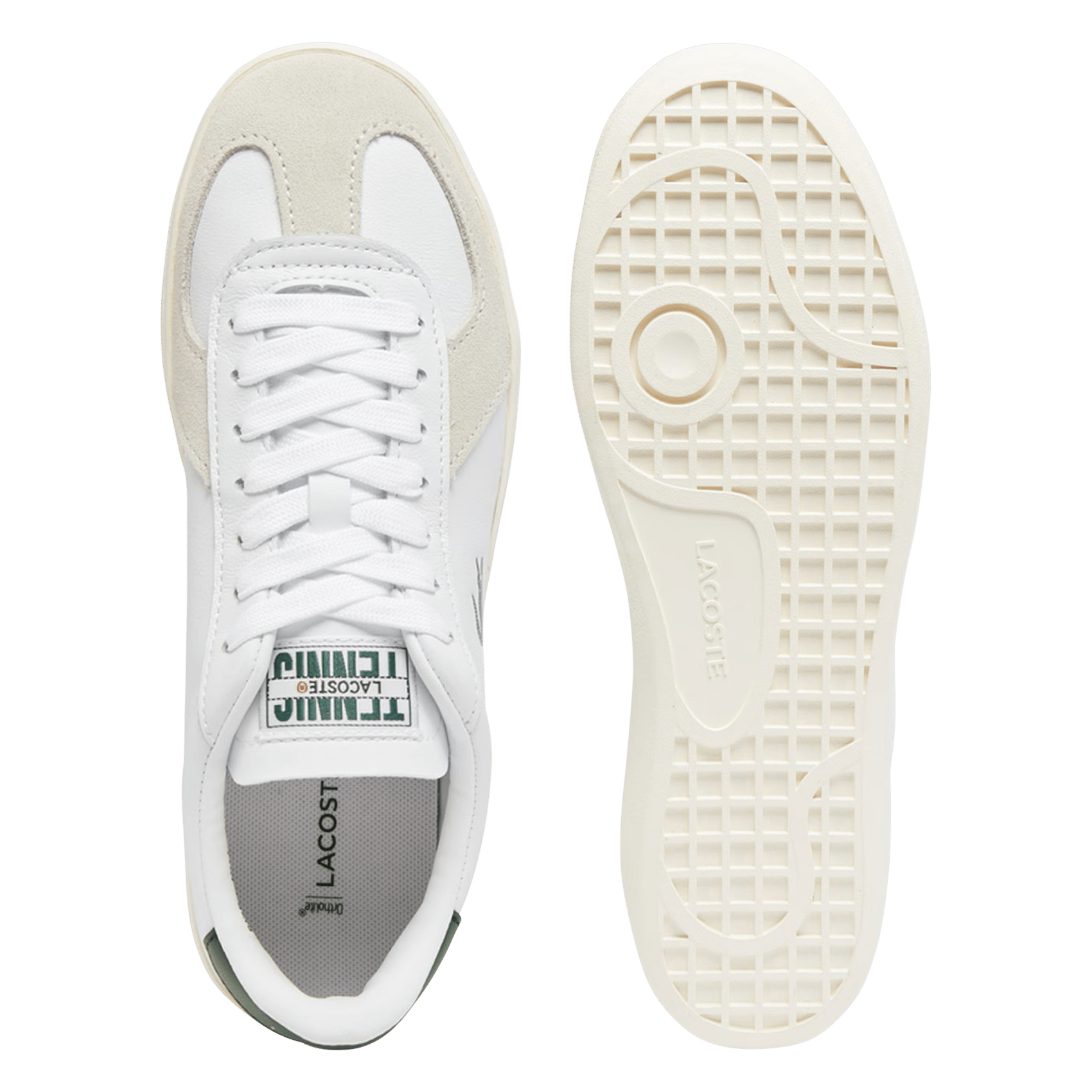 Baskets basses en cuir LACOSTE Blanc
