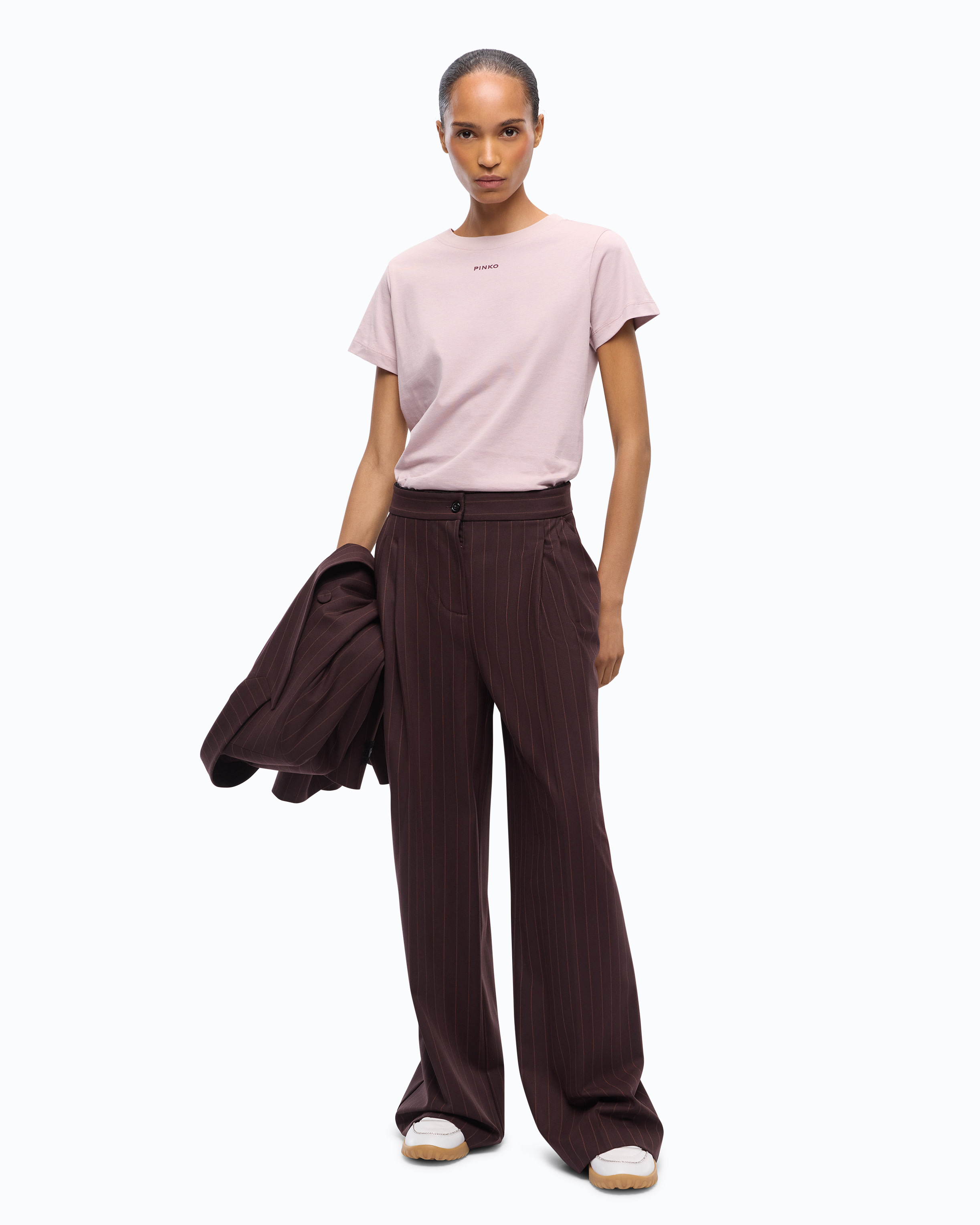 T-shirt à logo pinko PINKO Violet