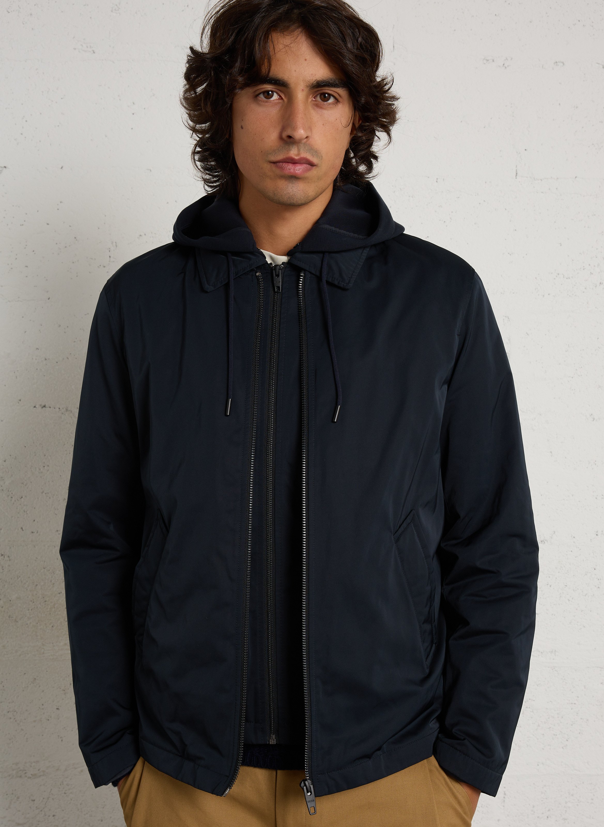 Gerade geschnittener Blouson mit klassischem Kragen IKKS Blau