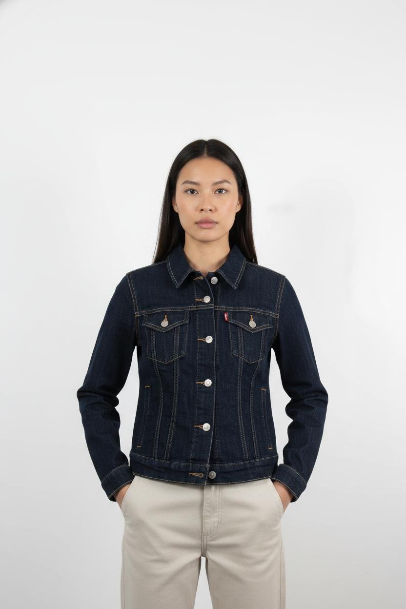 Veste en jean LEVI'S - Seconde main Bleu