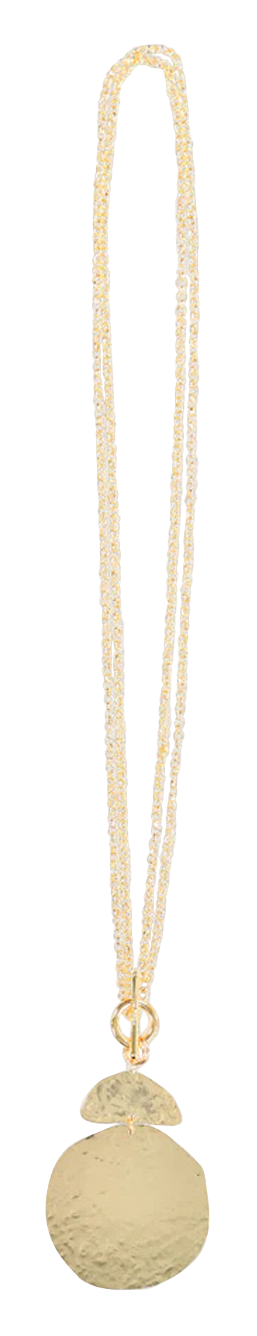 Collier sautoir en laiton LA FEE MARABOUTEE Jaune