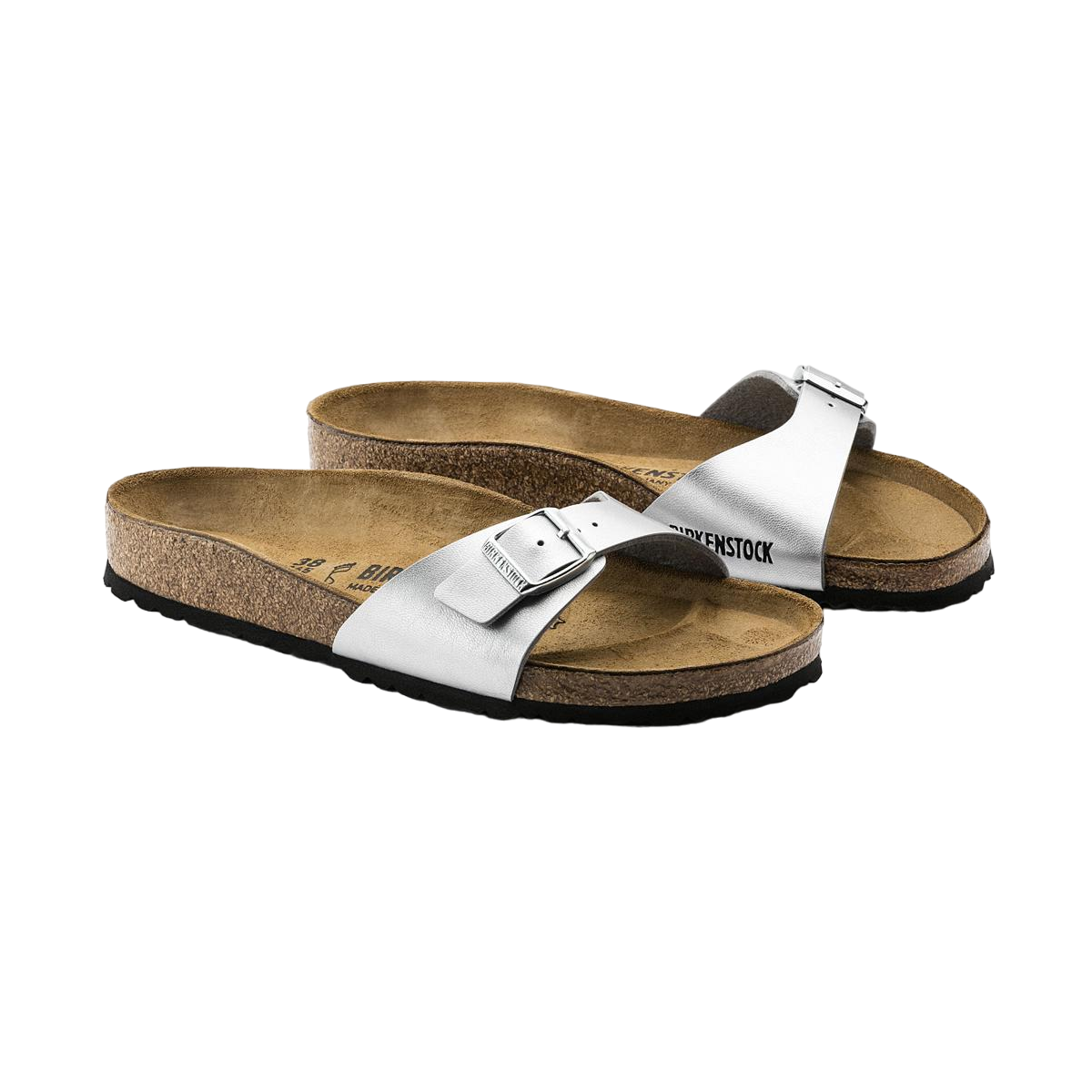 Faux leather sandals Grey