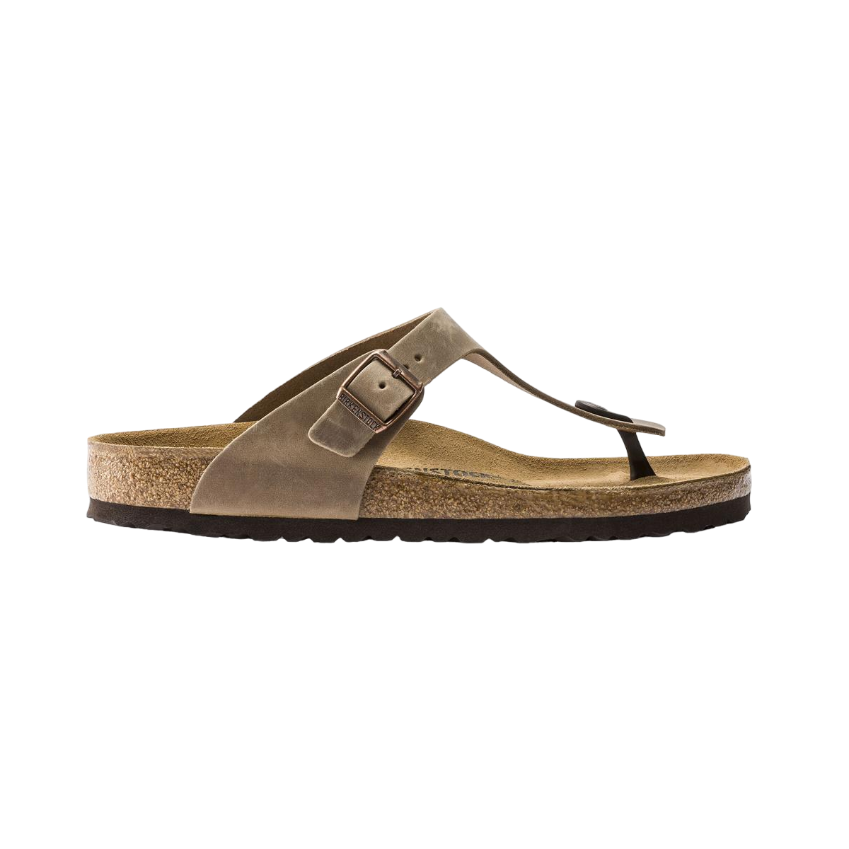 Faux leather sandals BIRKENSTOCK Brown
