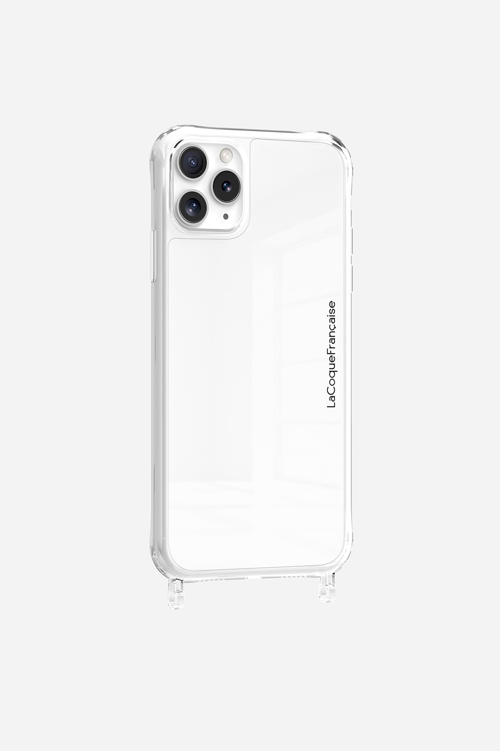 Coque de téléphone avec anneaux pour iphone 11 pro LA COQUE FRANCAISE Argent