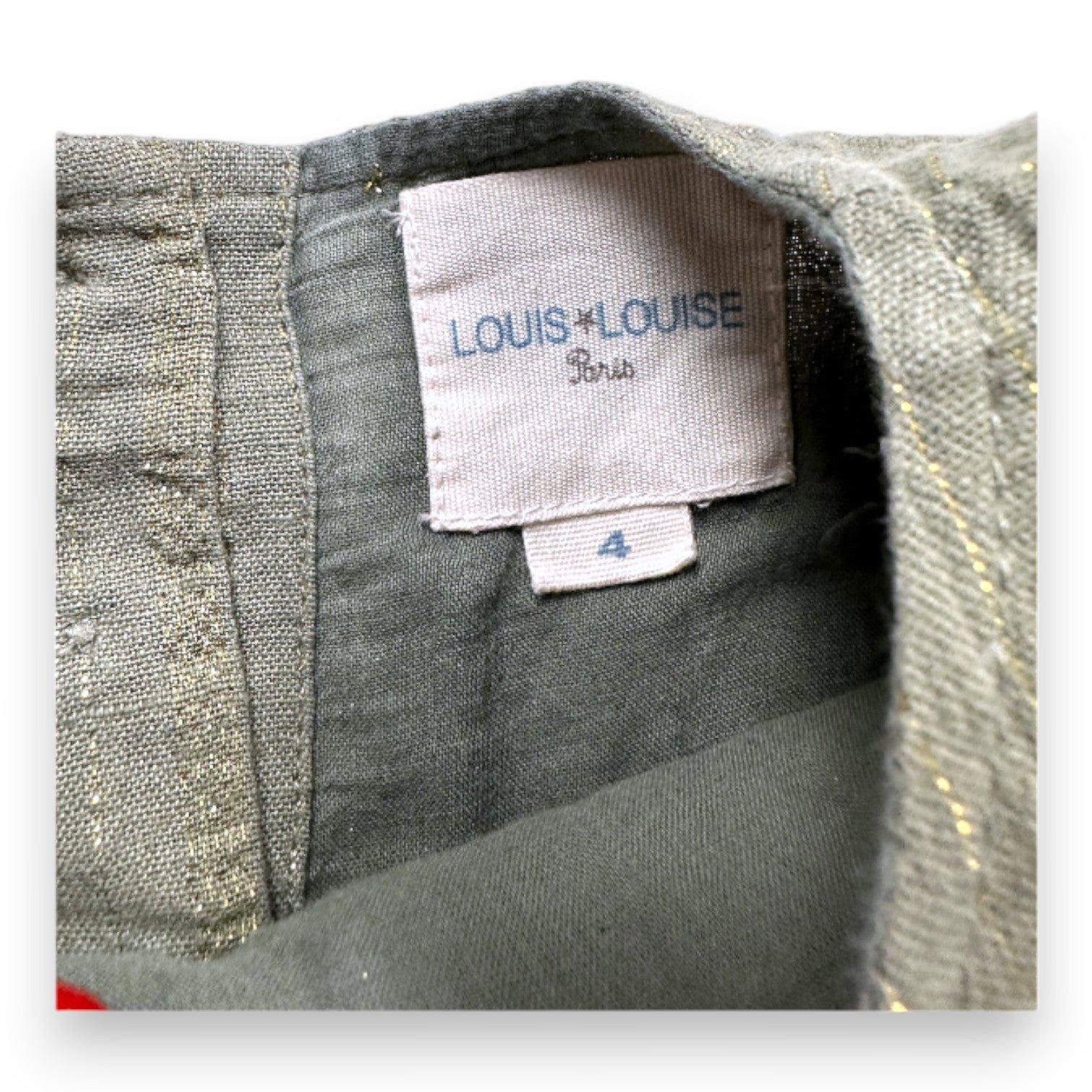 Green Kids Dress - 4 years LOUIS LOUISE - Seconde Main Green