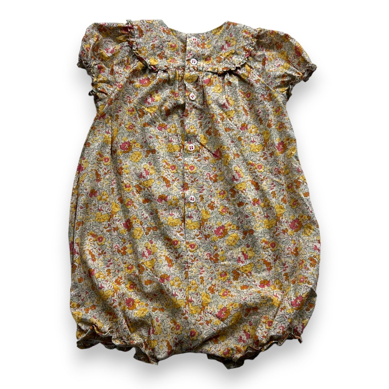 Yellow baby jumpsuit - 18 months BONTON - Seconde Main Yellow