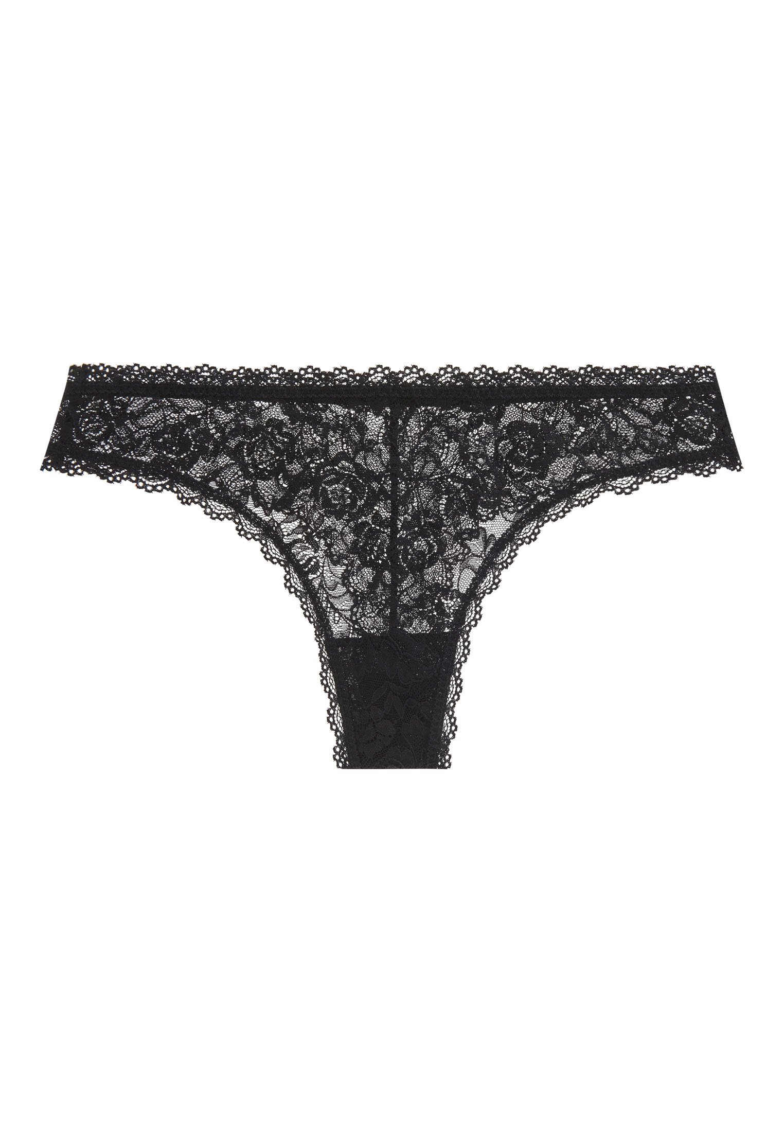 Cotton tanga AUBADE Black