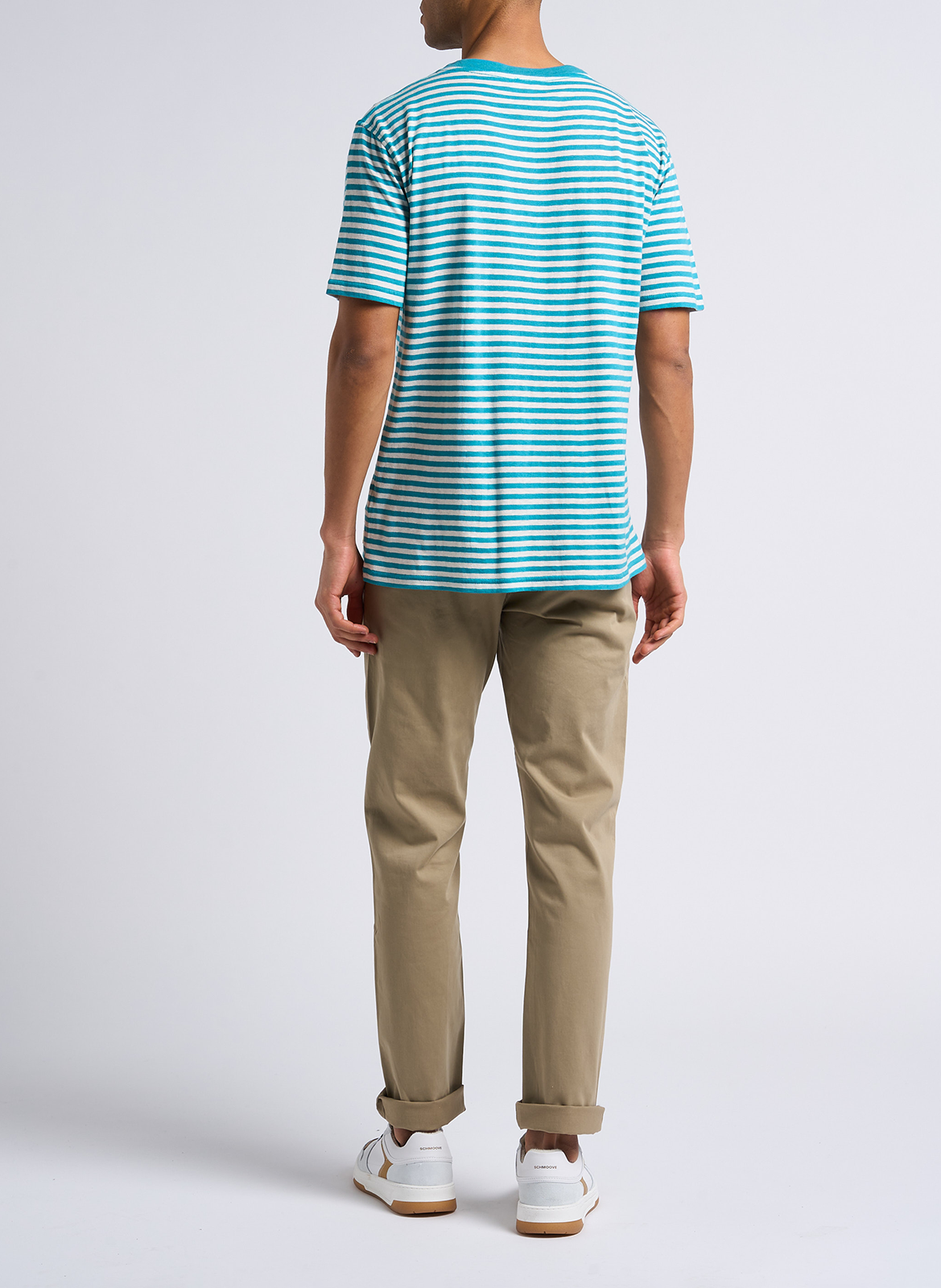 Stretch cotton chinos Brown