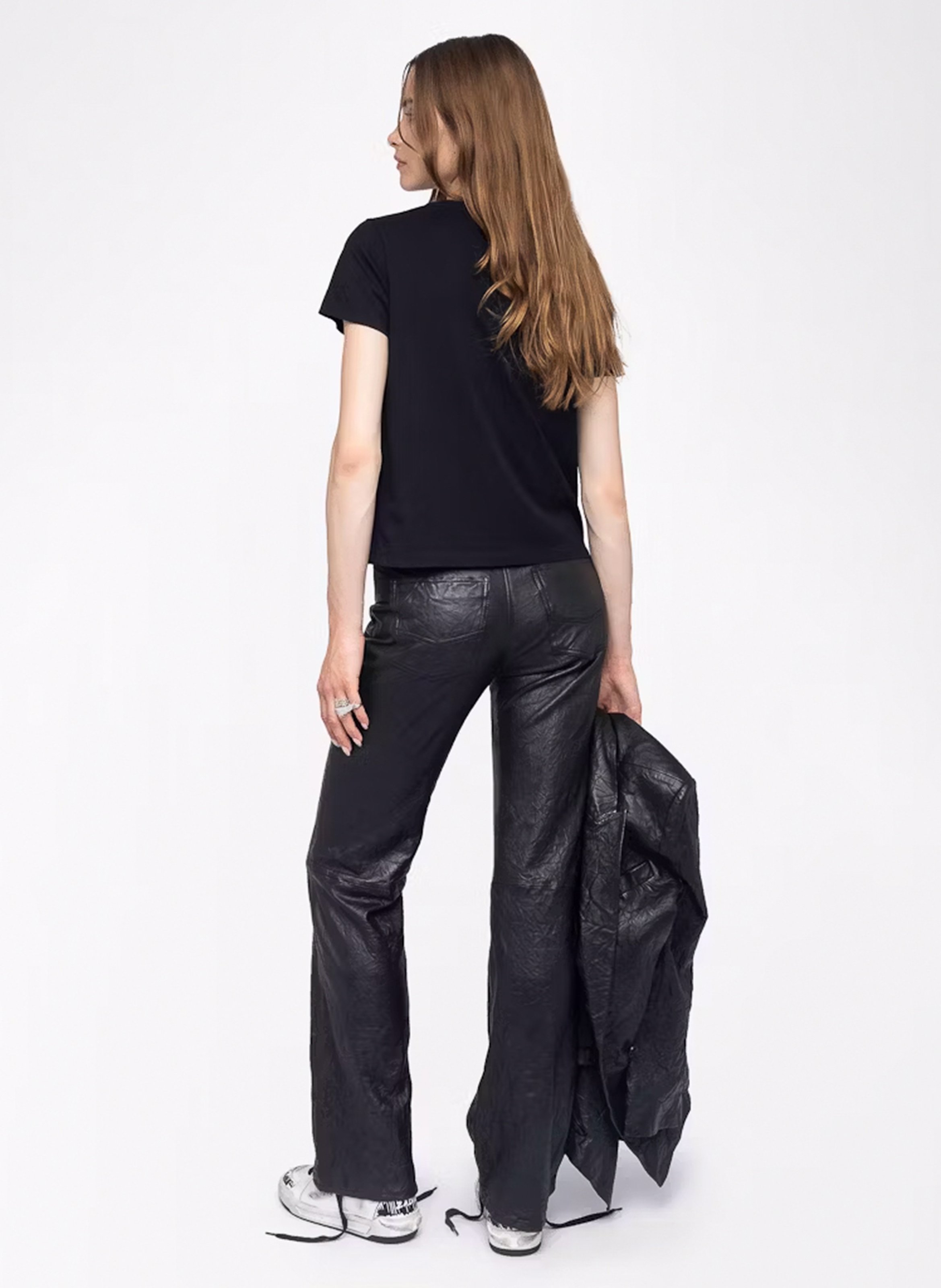 Tee-shirt manches courtes brodé ZADIG&VOLTAIRE Noir