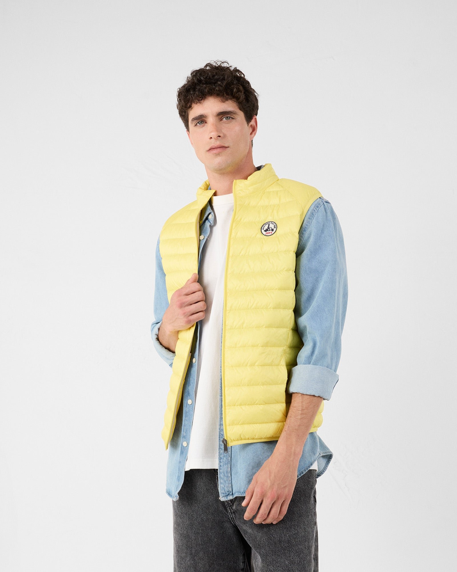 Sleeveless puffer jacket Tom JOTT Yellow