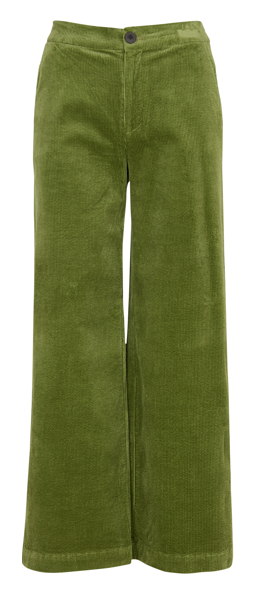 Pantalon large en coton mélangé NICE THINGS Kaki