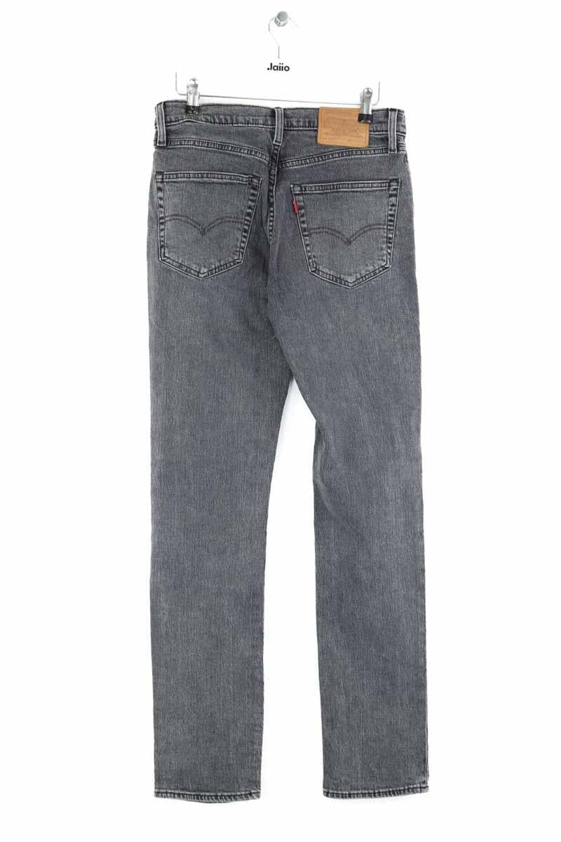 Cotton straight jeans LEVI'S - Seconde main Grey