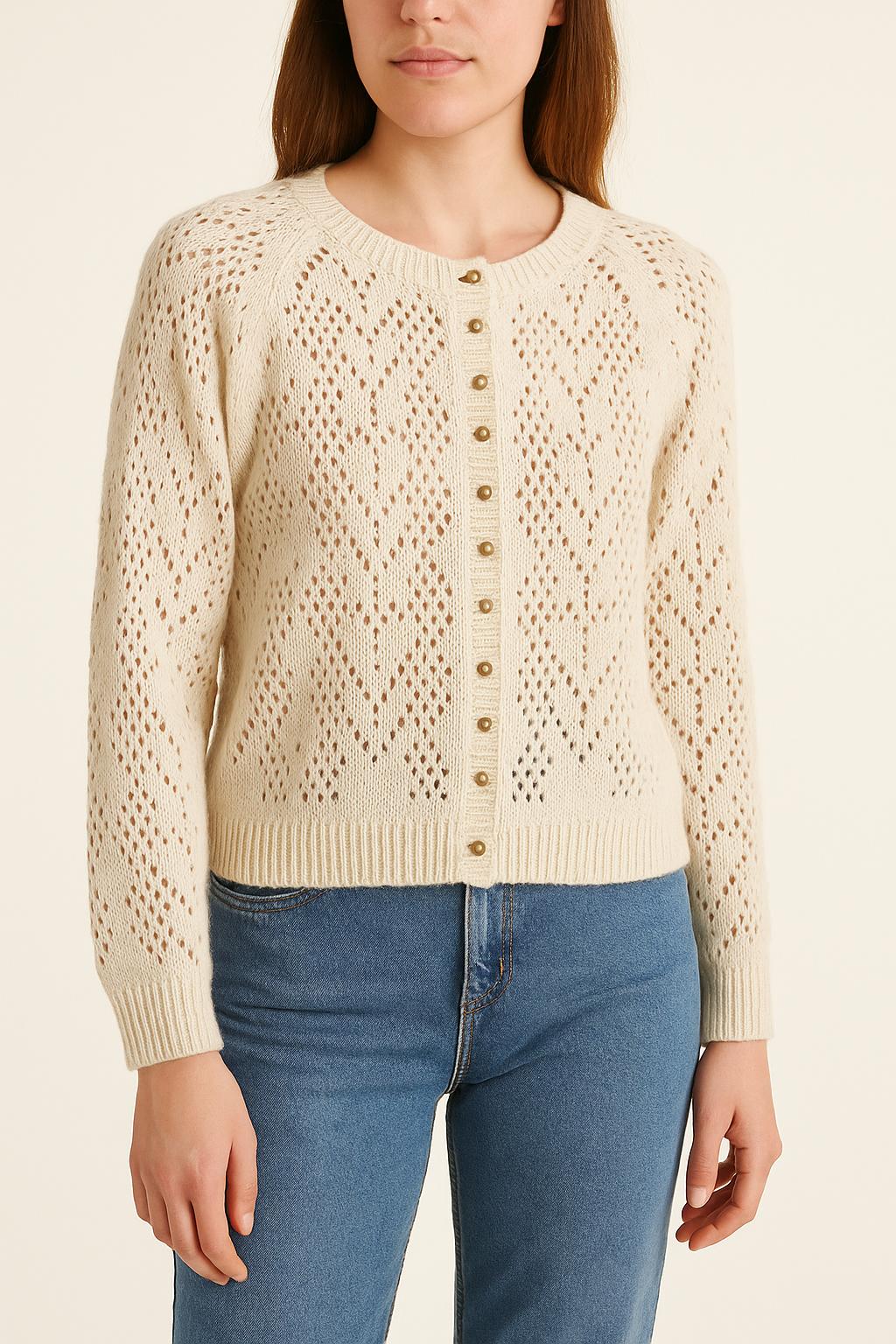 Cardigan SEZANE - Seconde main White