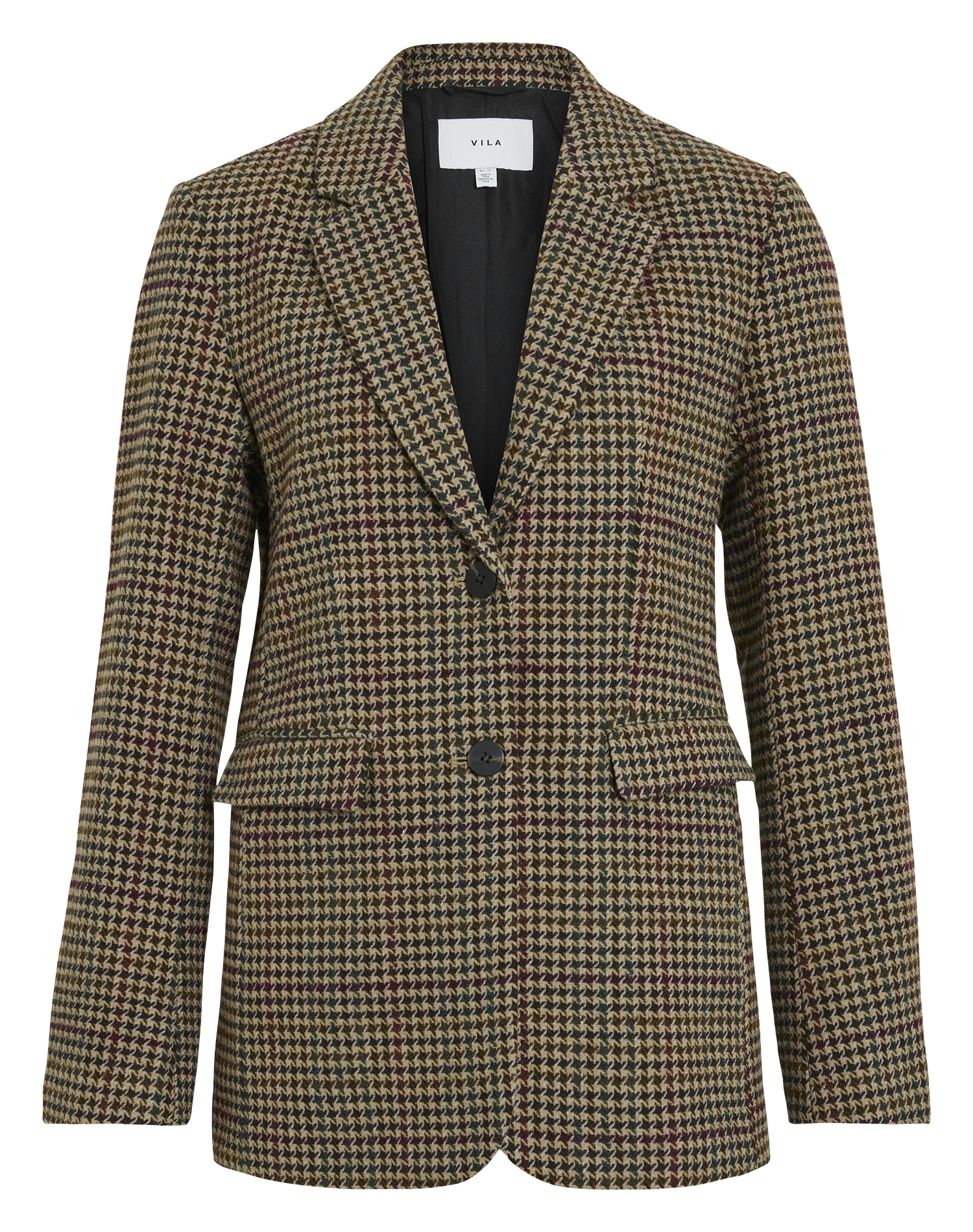 Veste de tailleur à carreaux VILA Beige