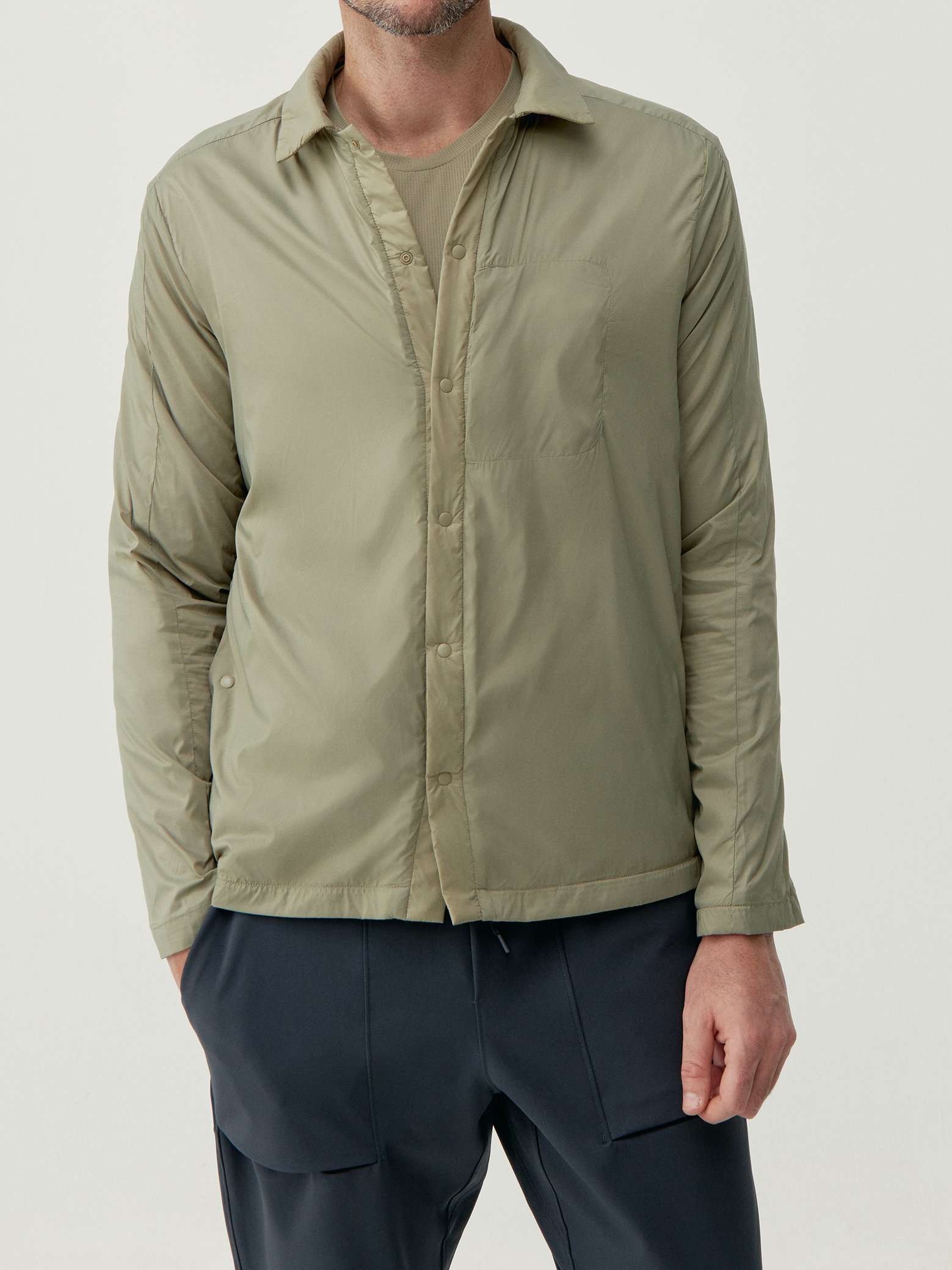 Long-sleeve performance sports t-shirt BORN LIVING YOGA Brown