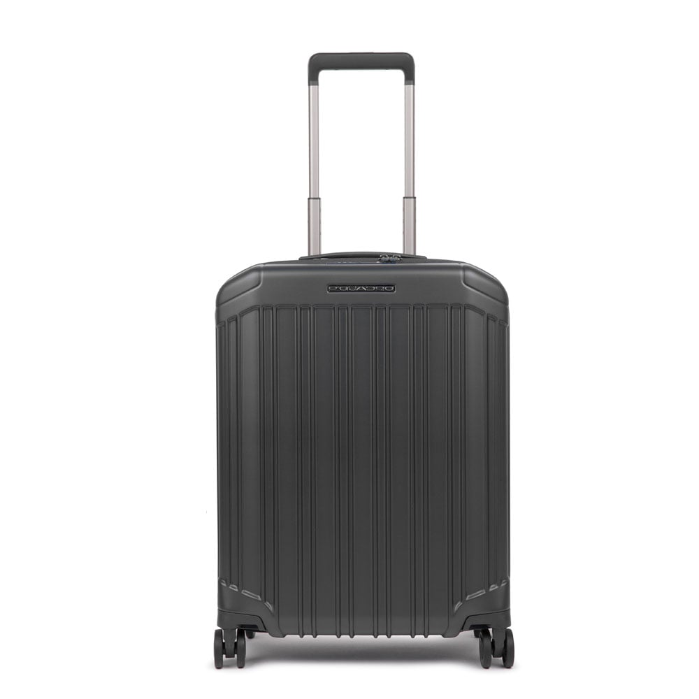 Cabin trolley suitcase with 4 wheels, TSA lock, and USB and USB type-C ports PIQUADRO