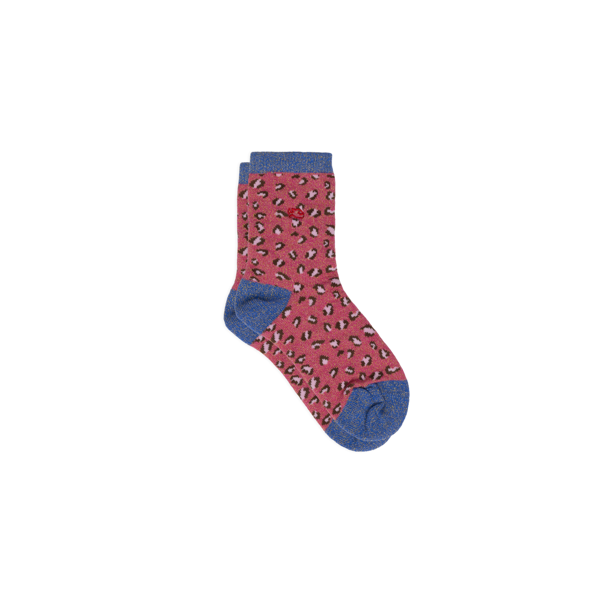 Leopard socks BILLYBELT Red