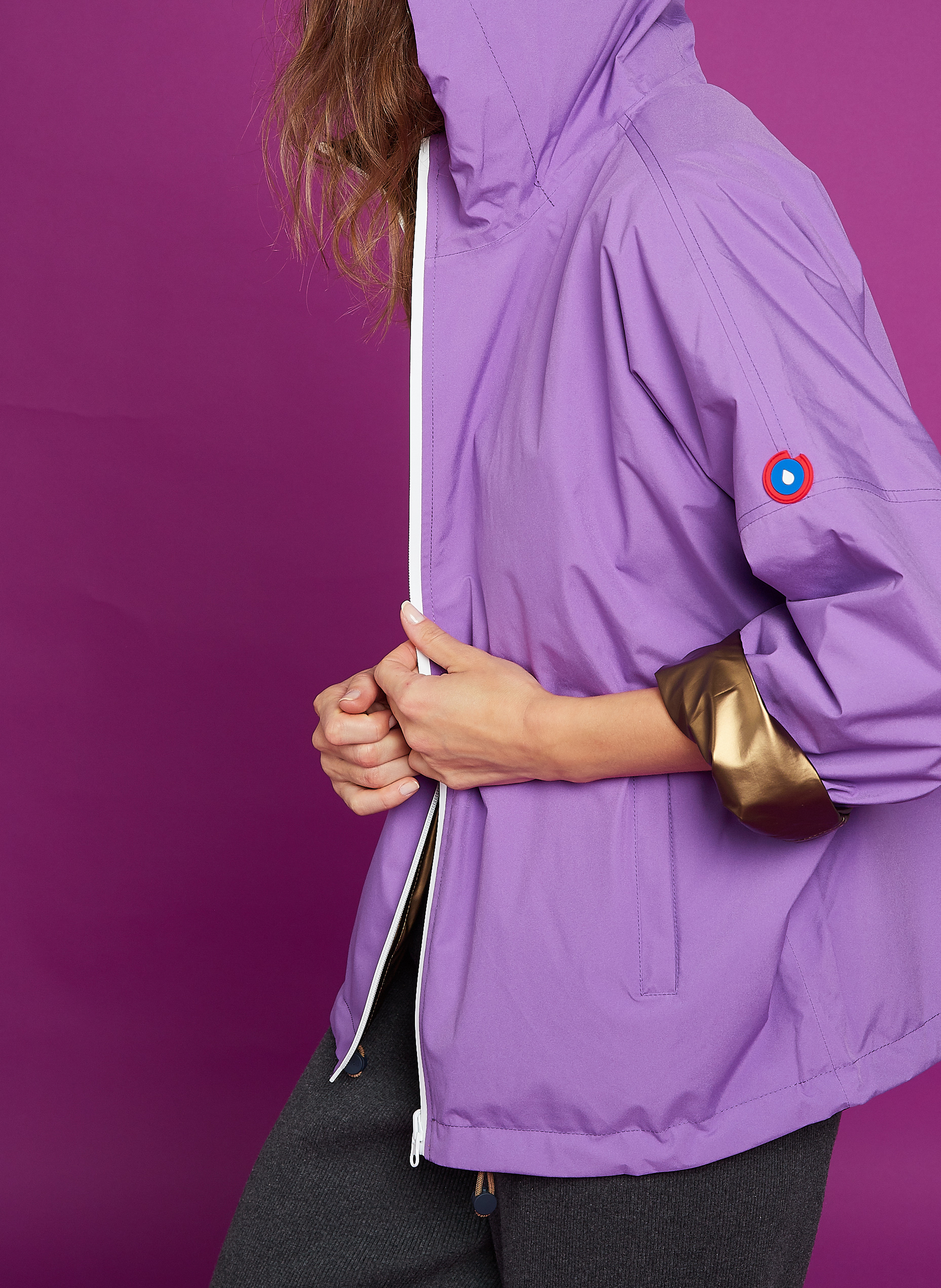 Wende-Regenmantel - 15 JAHRE - LIMITIERTE AUFLAGE FLOTTE Violett