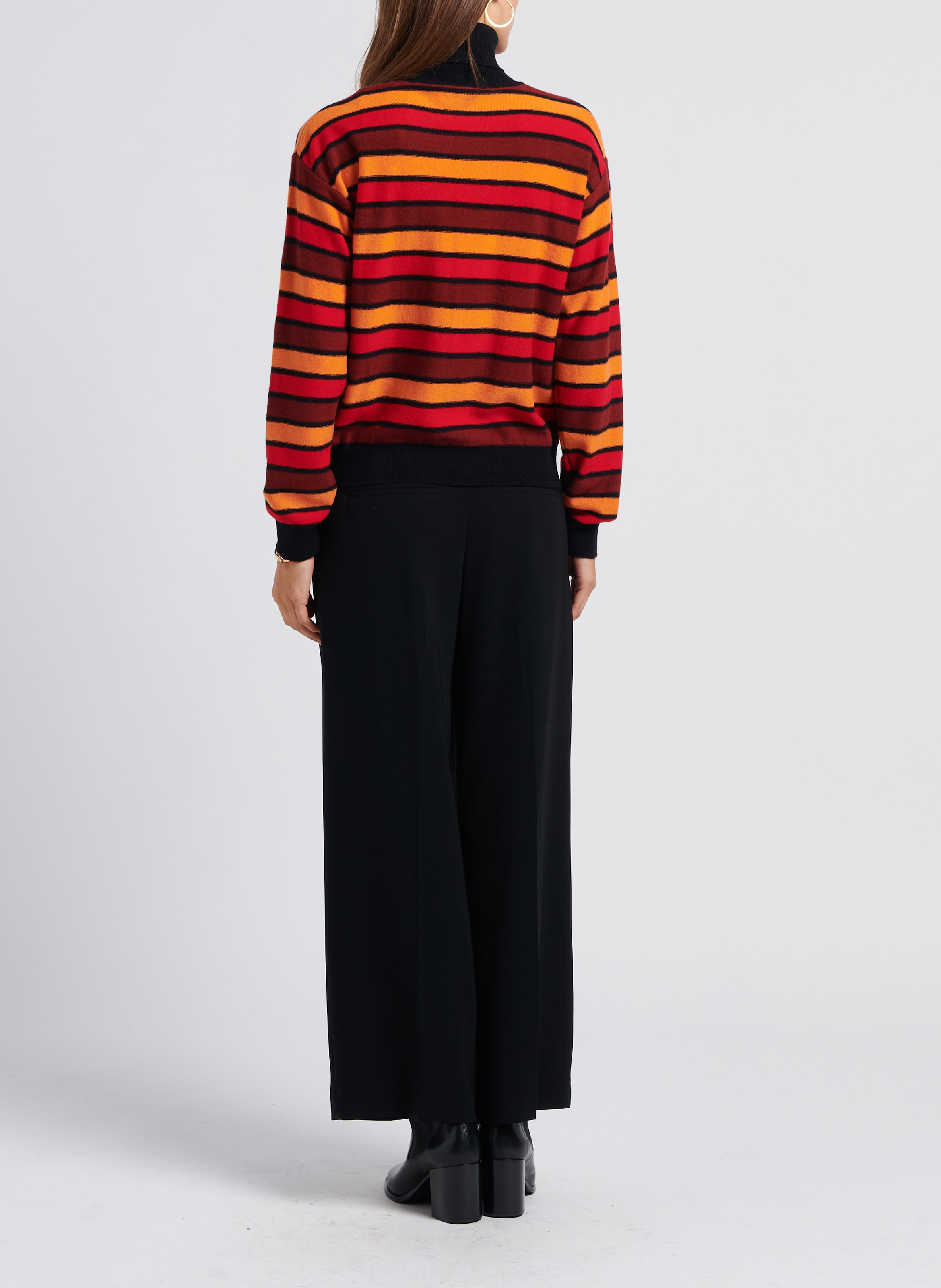 Leren enkellaarzen RIVECOUR Zwart