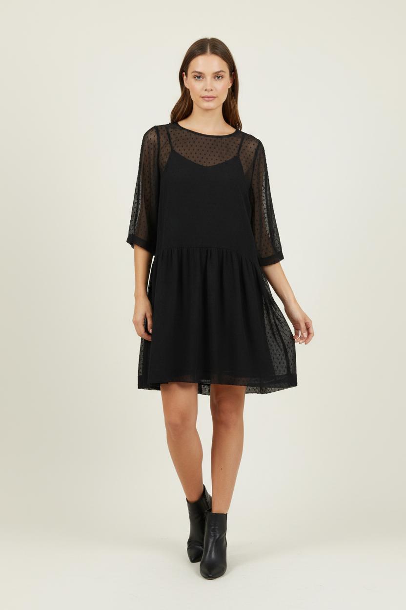 Robe courte & midi STELLA FOREST - SECONDE MAIN Noir