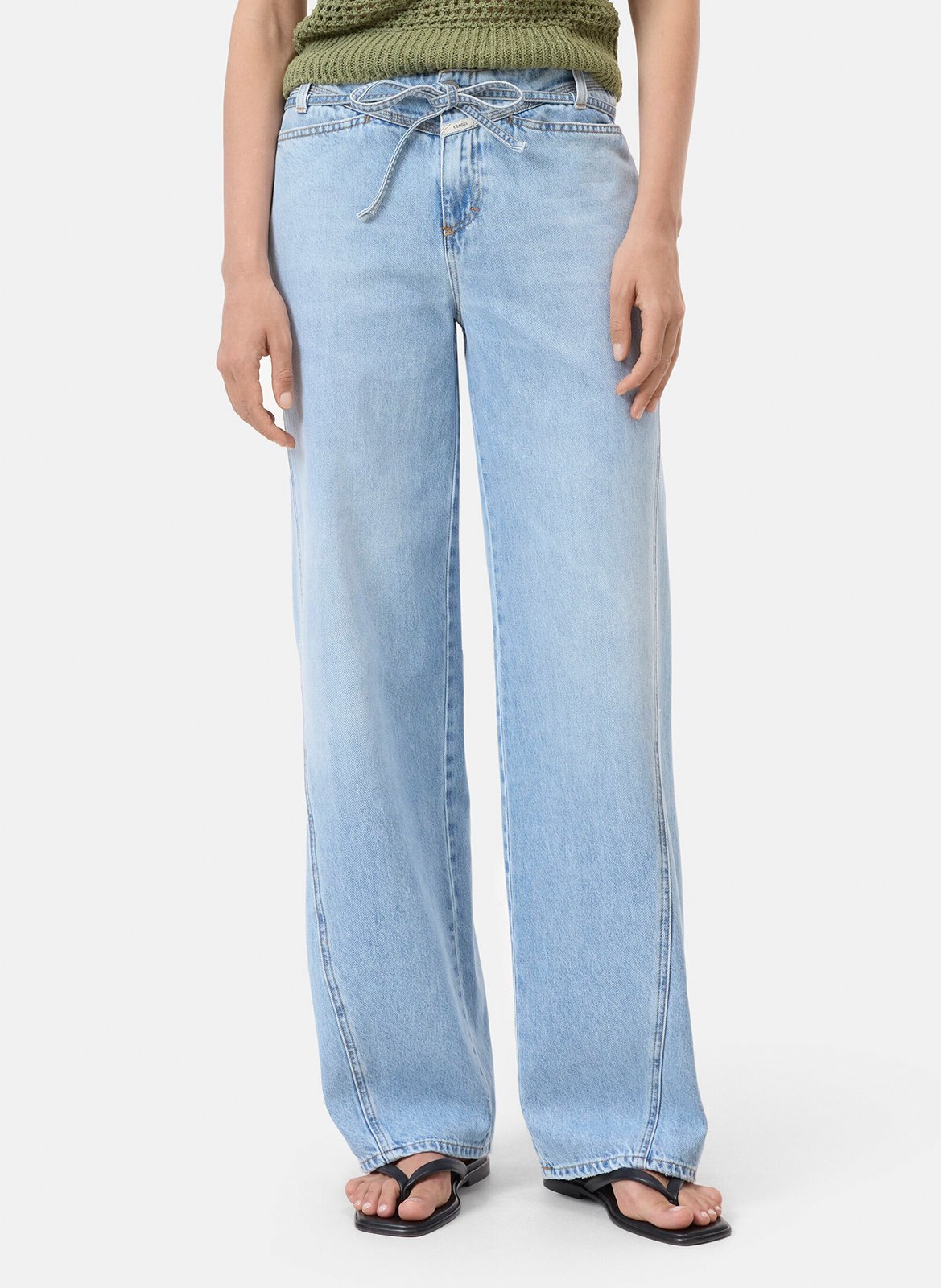 Weit geschnittene Jeans - aus Baumwolle CLOSED Blau