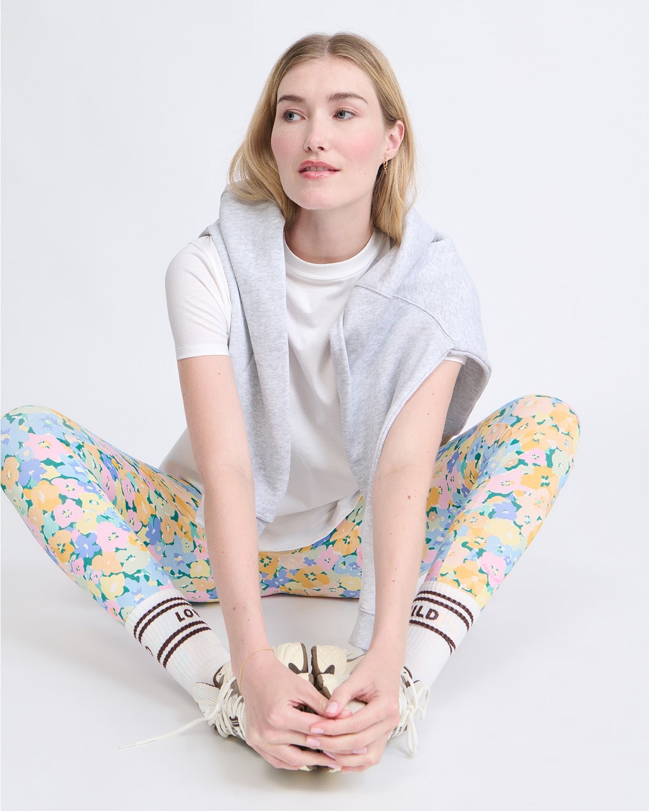 Wild Love Socks EMOI EMOI White