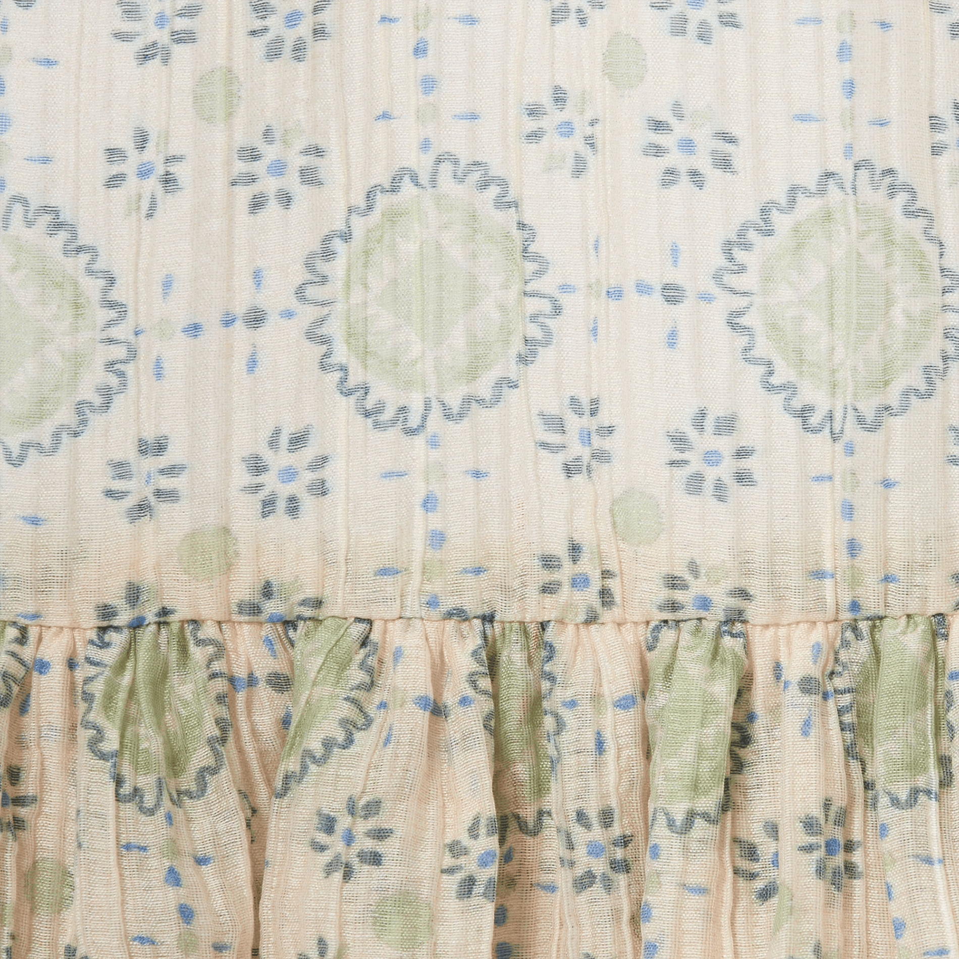 Robe courte col carré imprimée CLAUDIE PIERLOT Multicolore