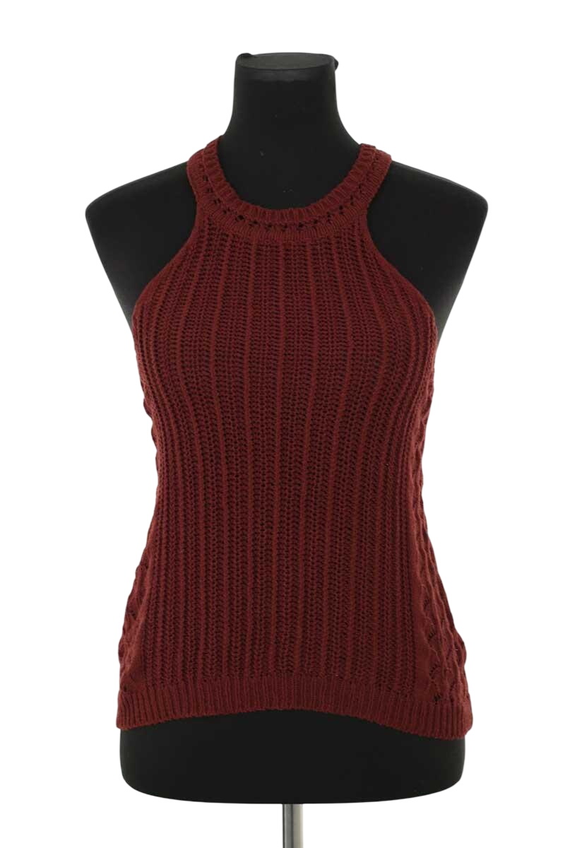 Top sans manche SEZANE - Seconde main Rouge