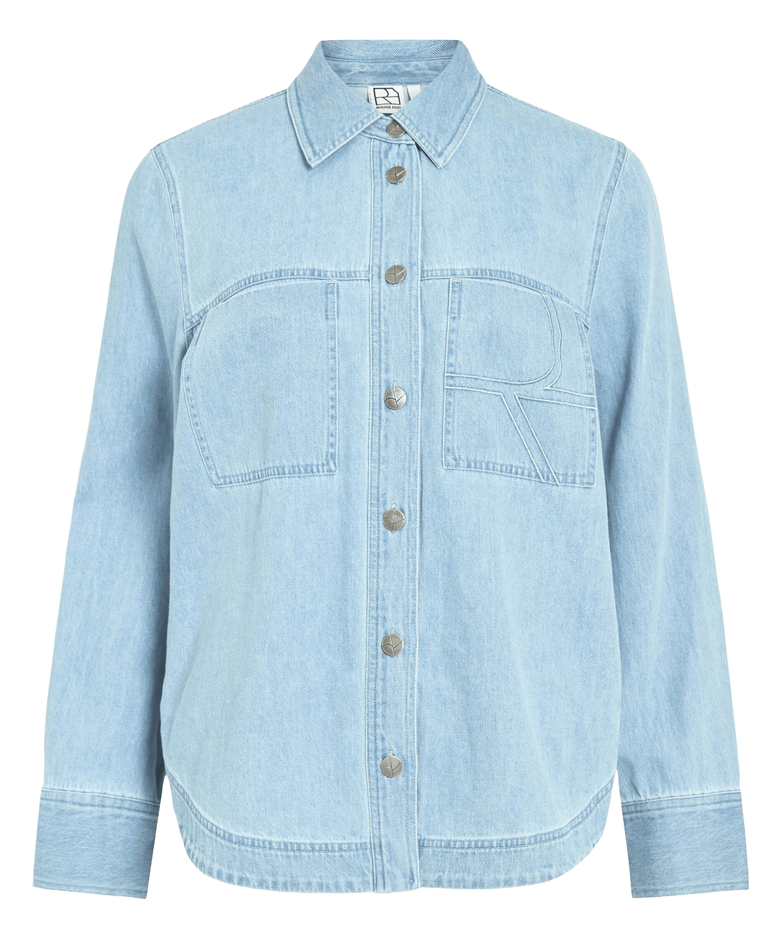 Chemise oversize en coton ROUGE EDIT Blau