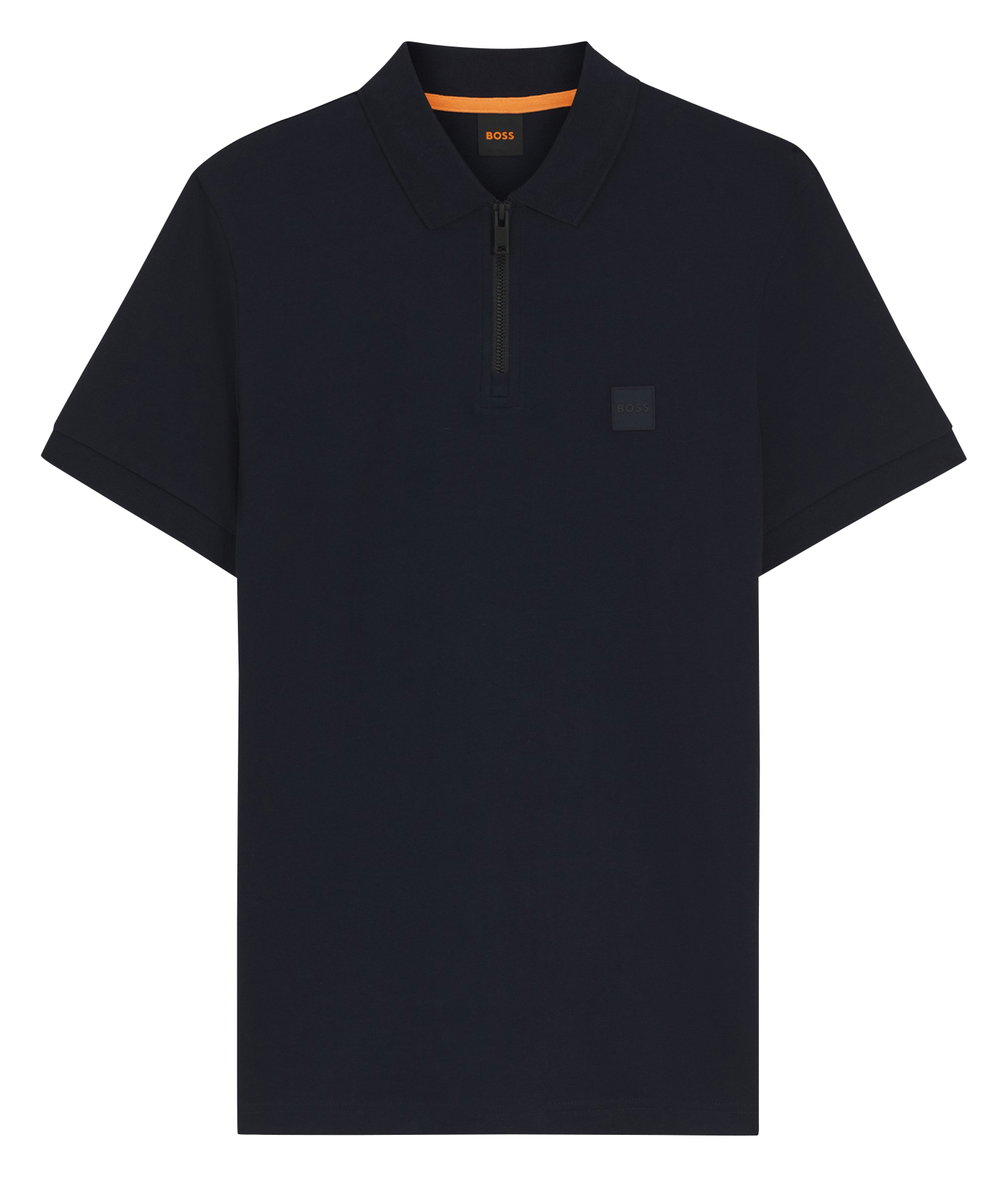 Polo slim-fit en coton mélangé BOSS Bleu