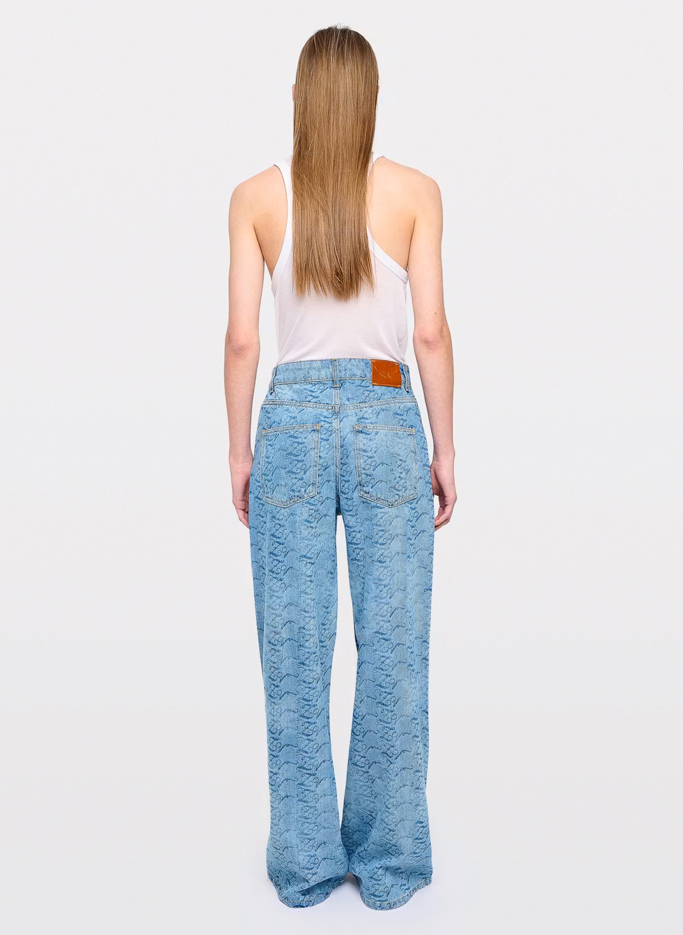 Jean large en coton bio ZADIG&VOLTAIRE Bleu