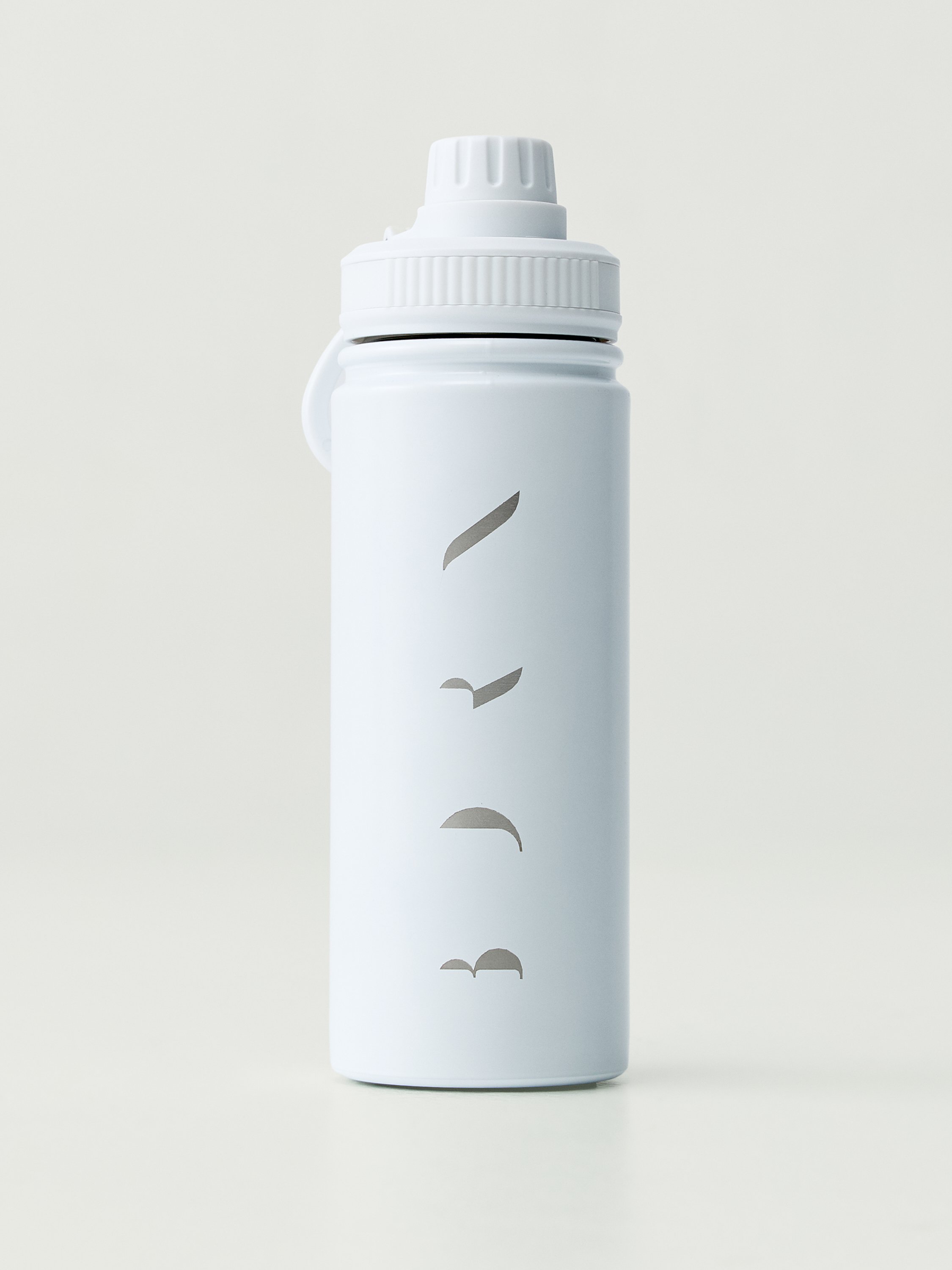 Sports water bottle BORN White