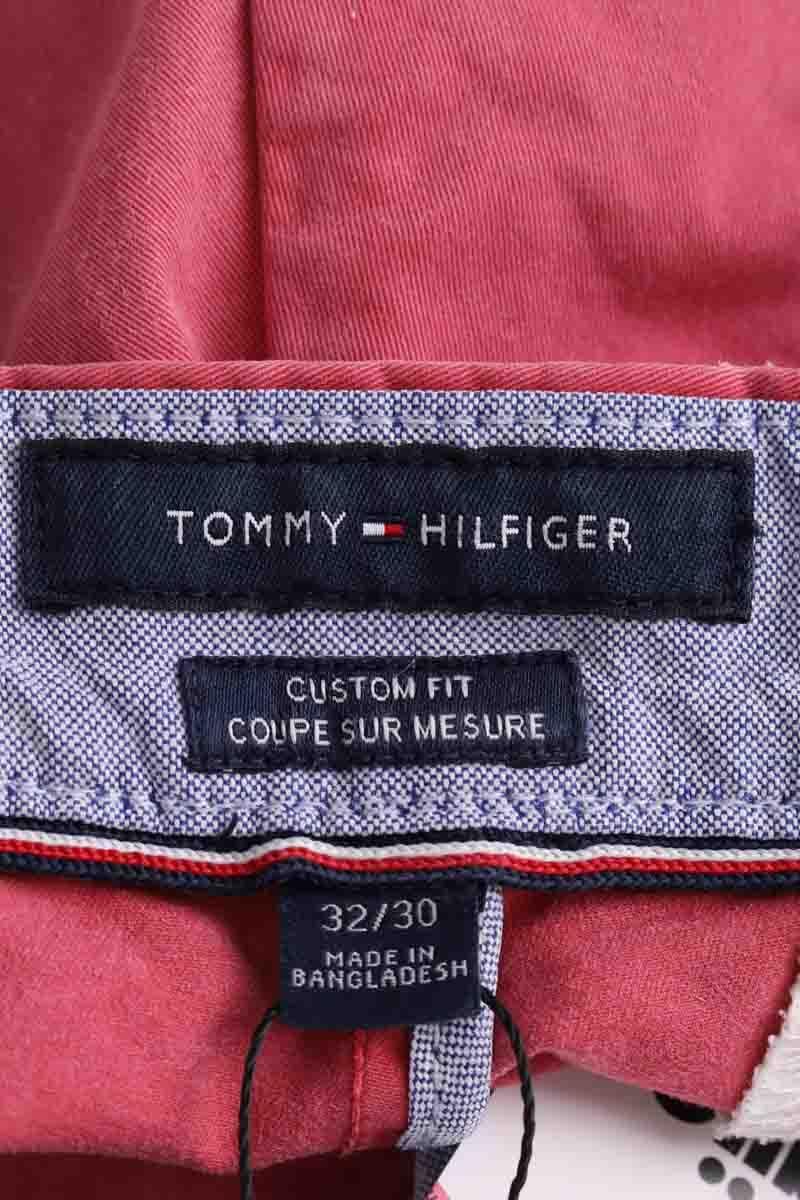 Pantalon droit TOMMY HILFIGER - SECONDE MAIN Rose