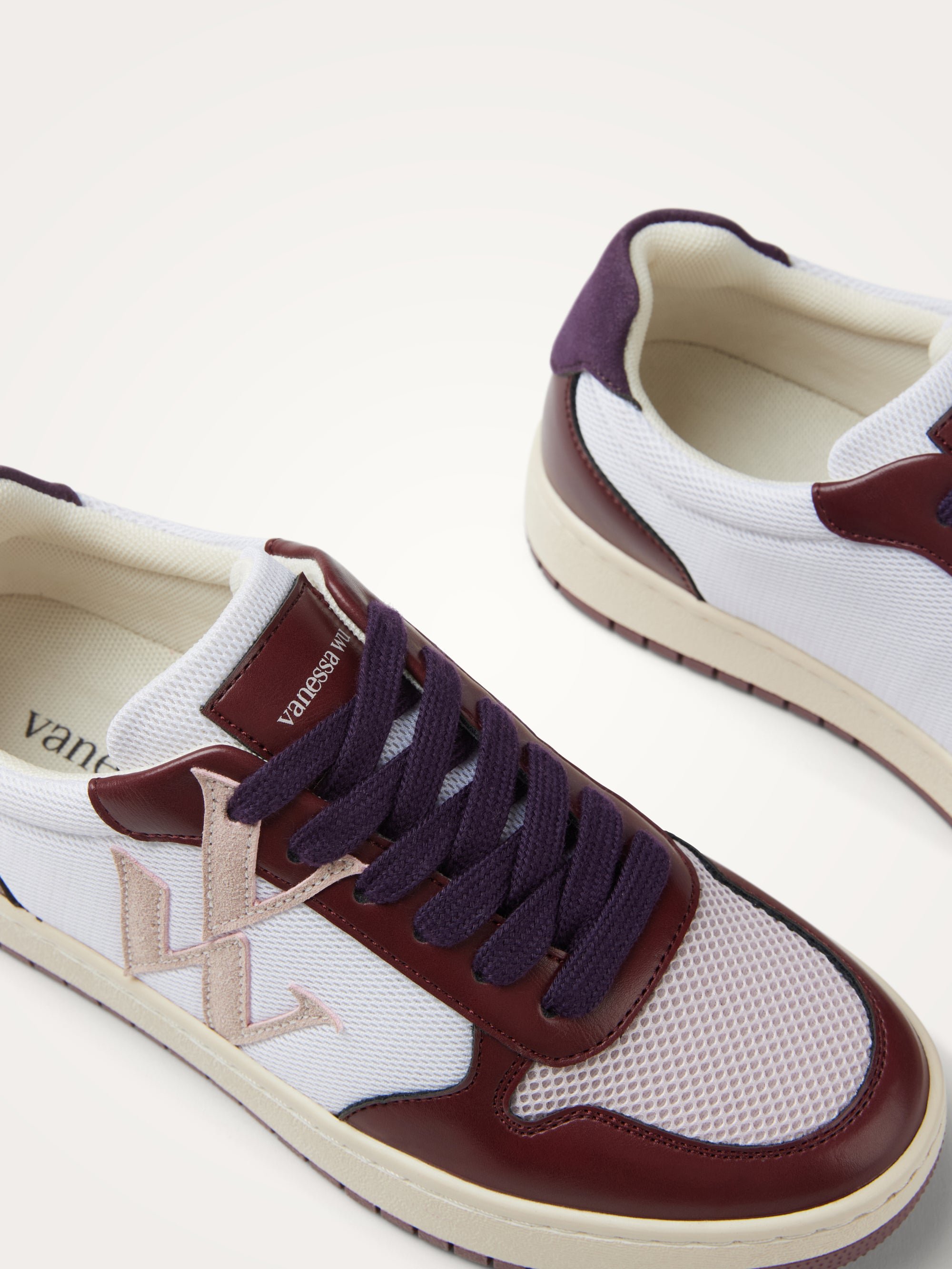 Monogram thick sole sneakers VANESSA WU Red