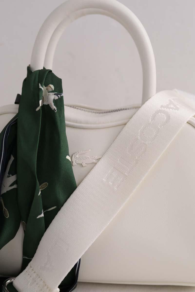 Sac à bandoulière LACOSTE - SECONDE MAIN Blanc