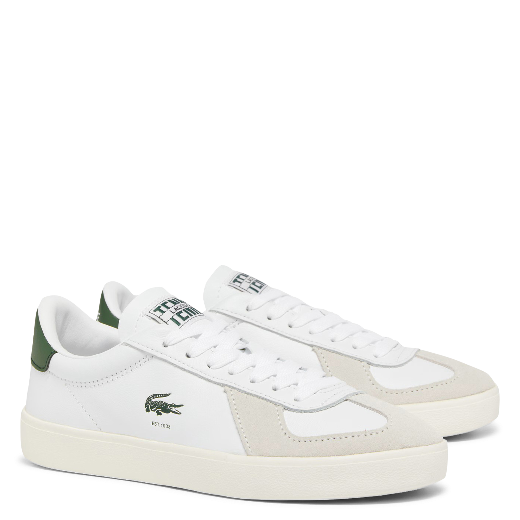 Baskets basses en cuir LACOSTE Blanc