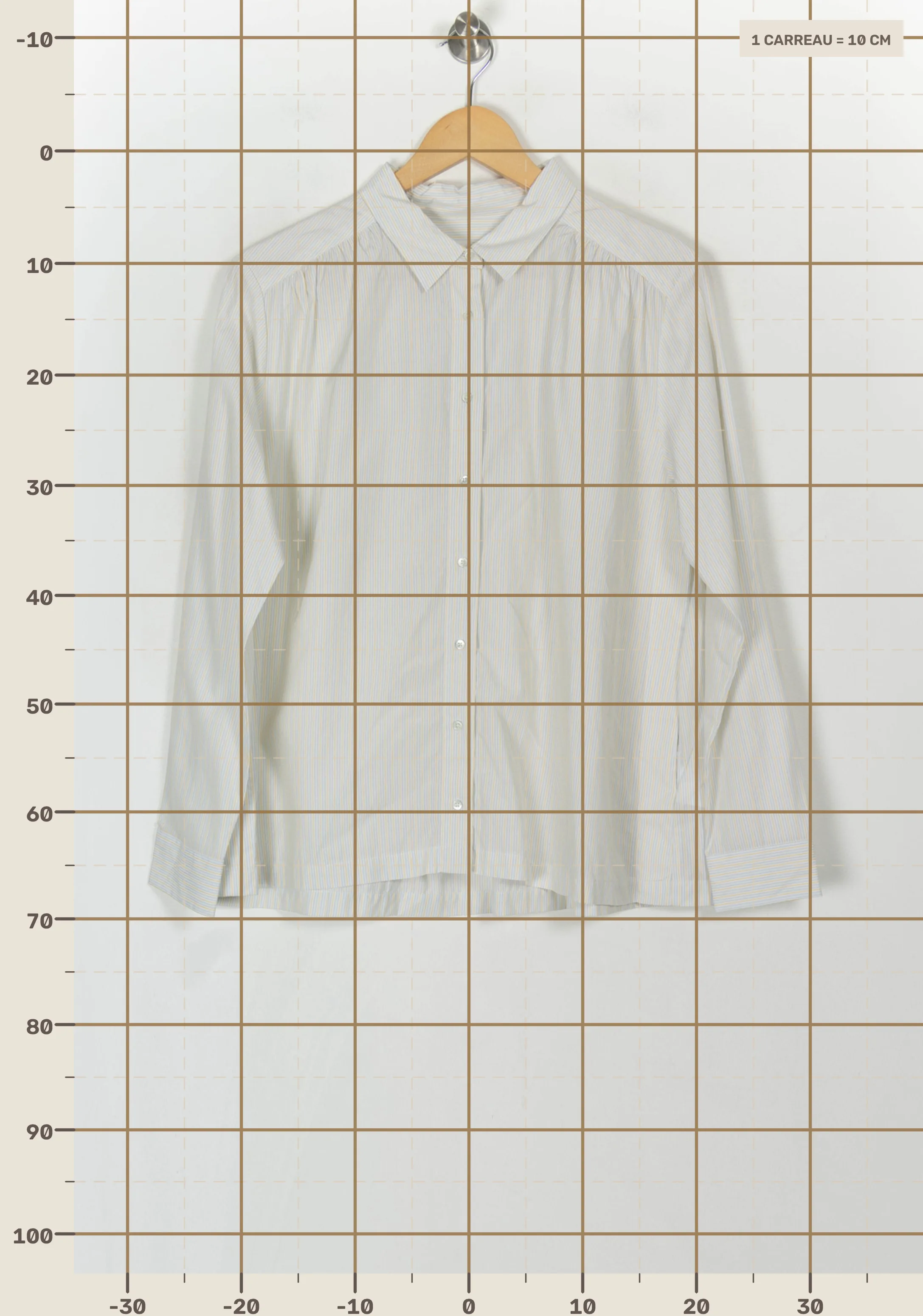Shirt CHLOE STORA - SECONDE MAIN Beige