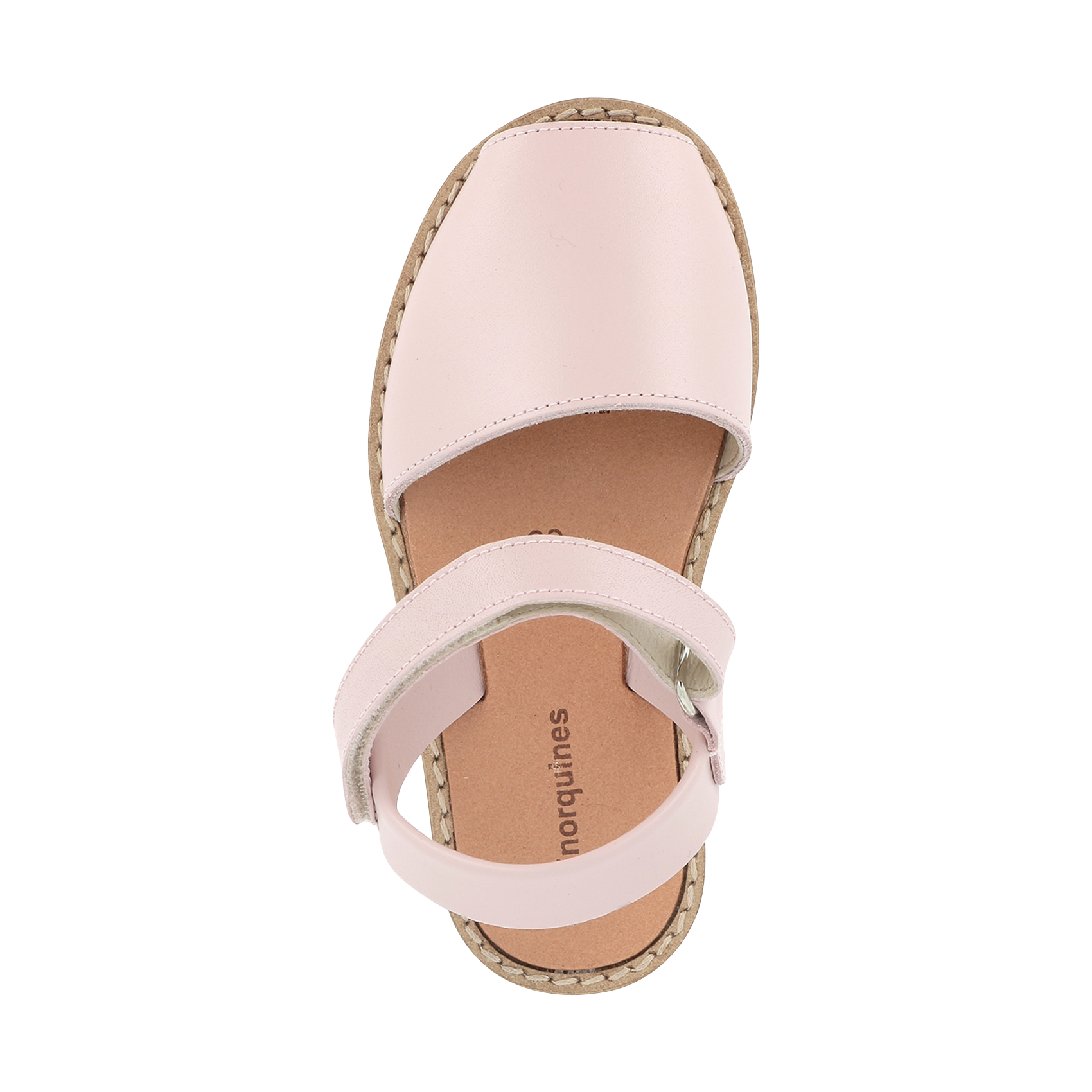 Sandales en cuir lisse MINORQUINES Rose