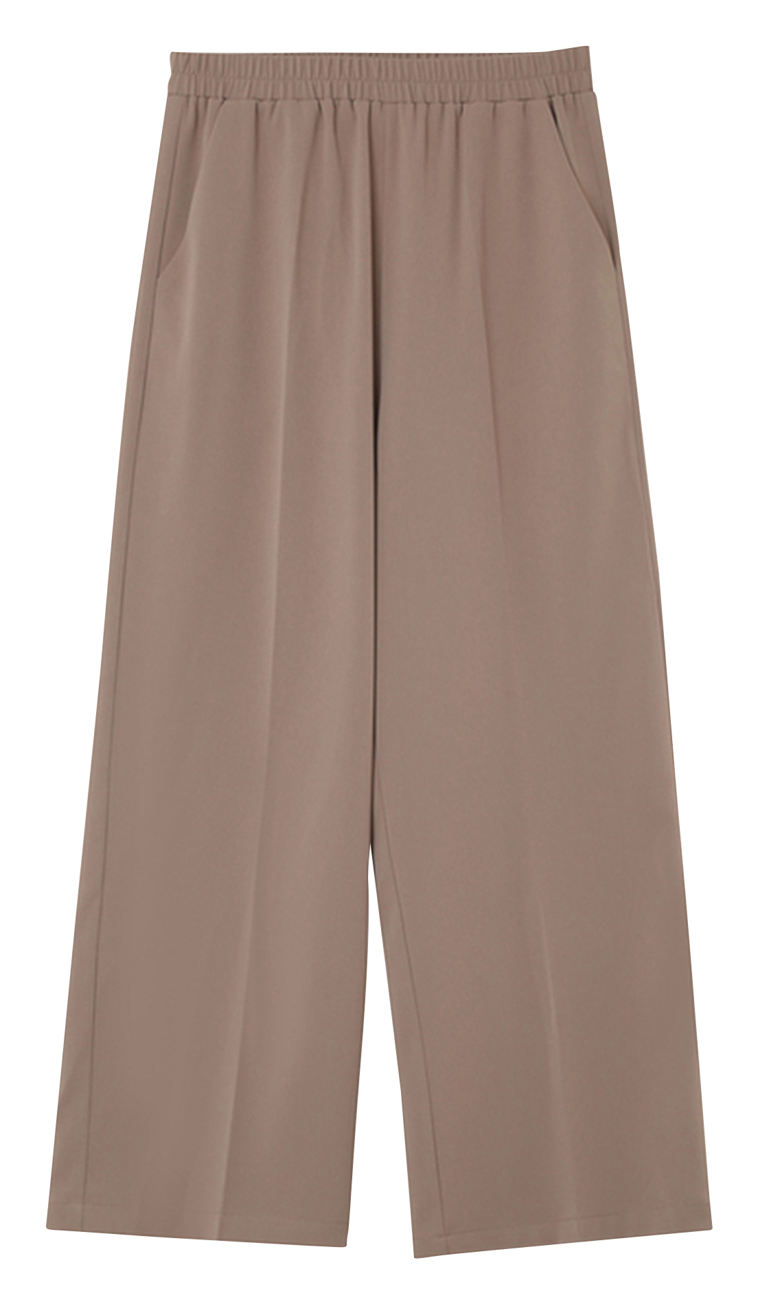 Pantalon large GRACE ET MILA Marron