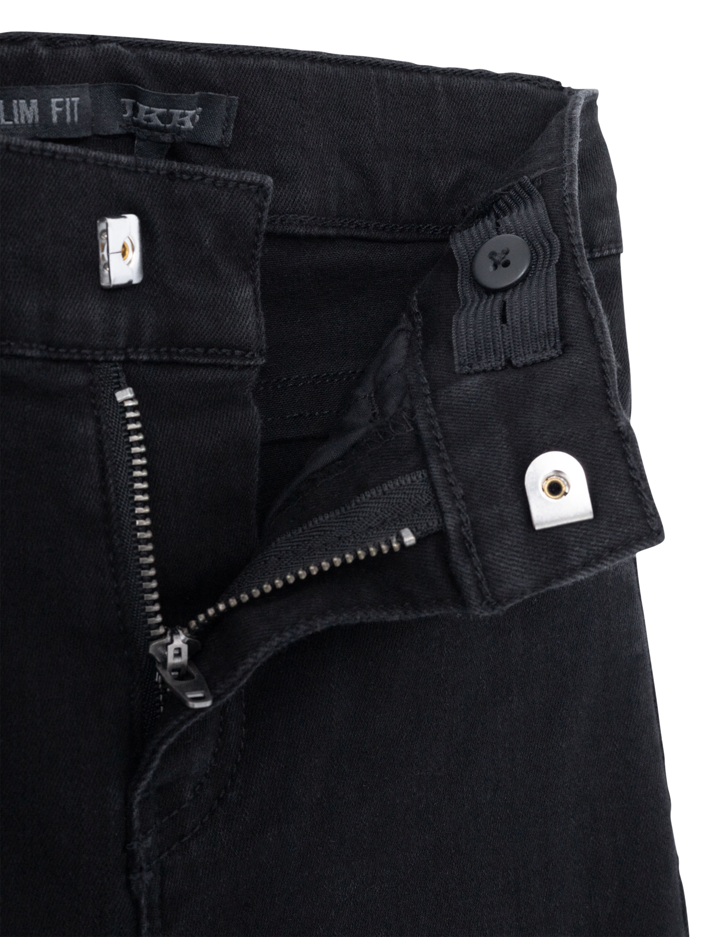 Gerade geschnittene Jeans aus Baumwoll-Mix IKKS JUNIOR Schwarz